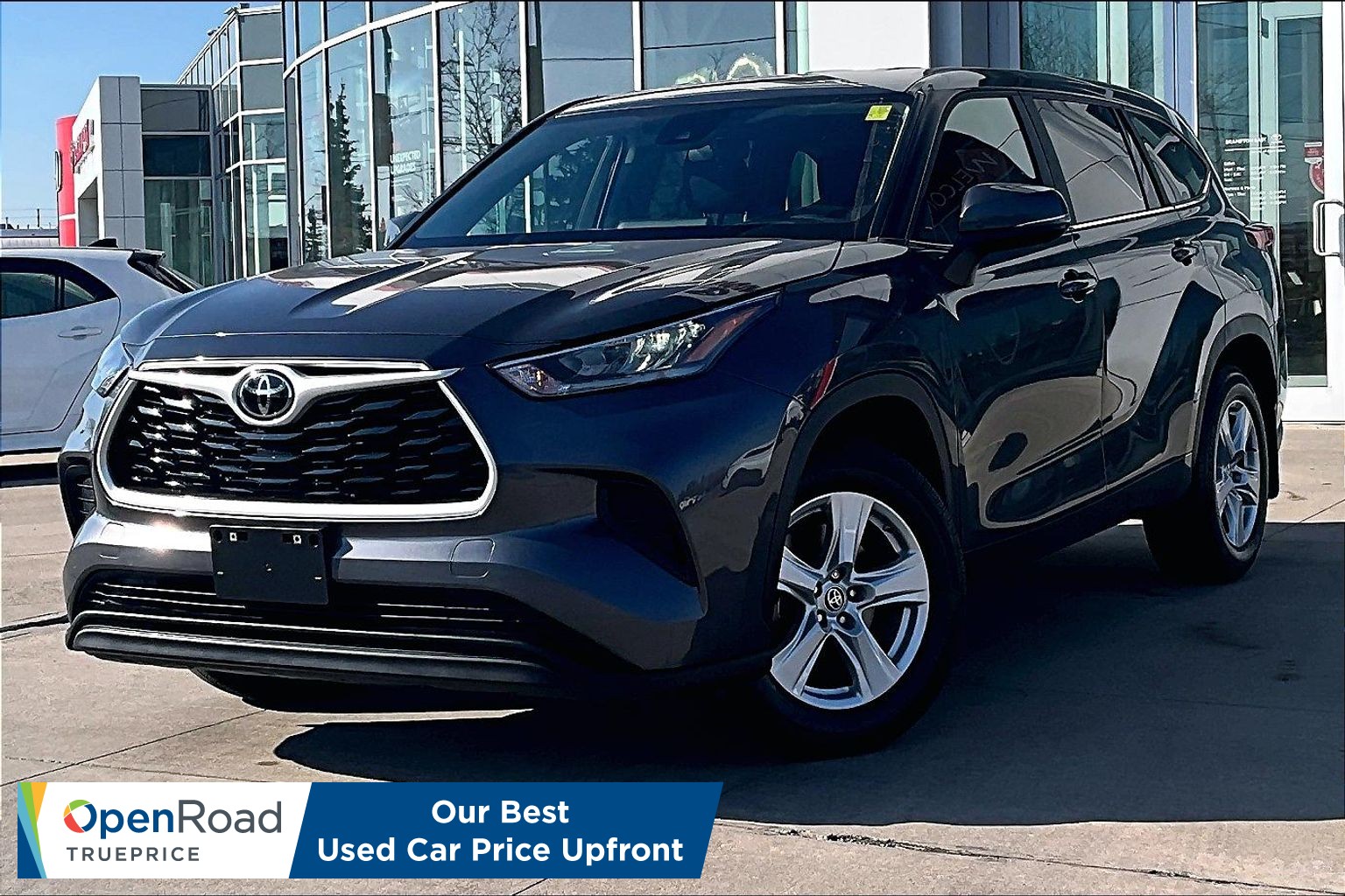 Gray (Magnetic Grey Met) 2023 Toyota Highlander SUV / Crossover All-Wheel Drive Automatic