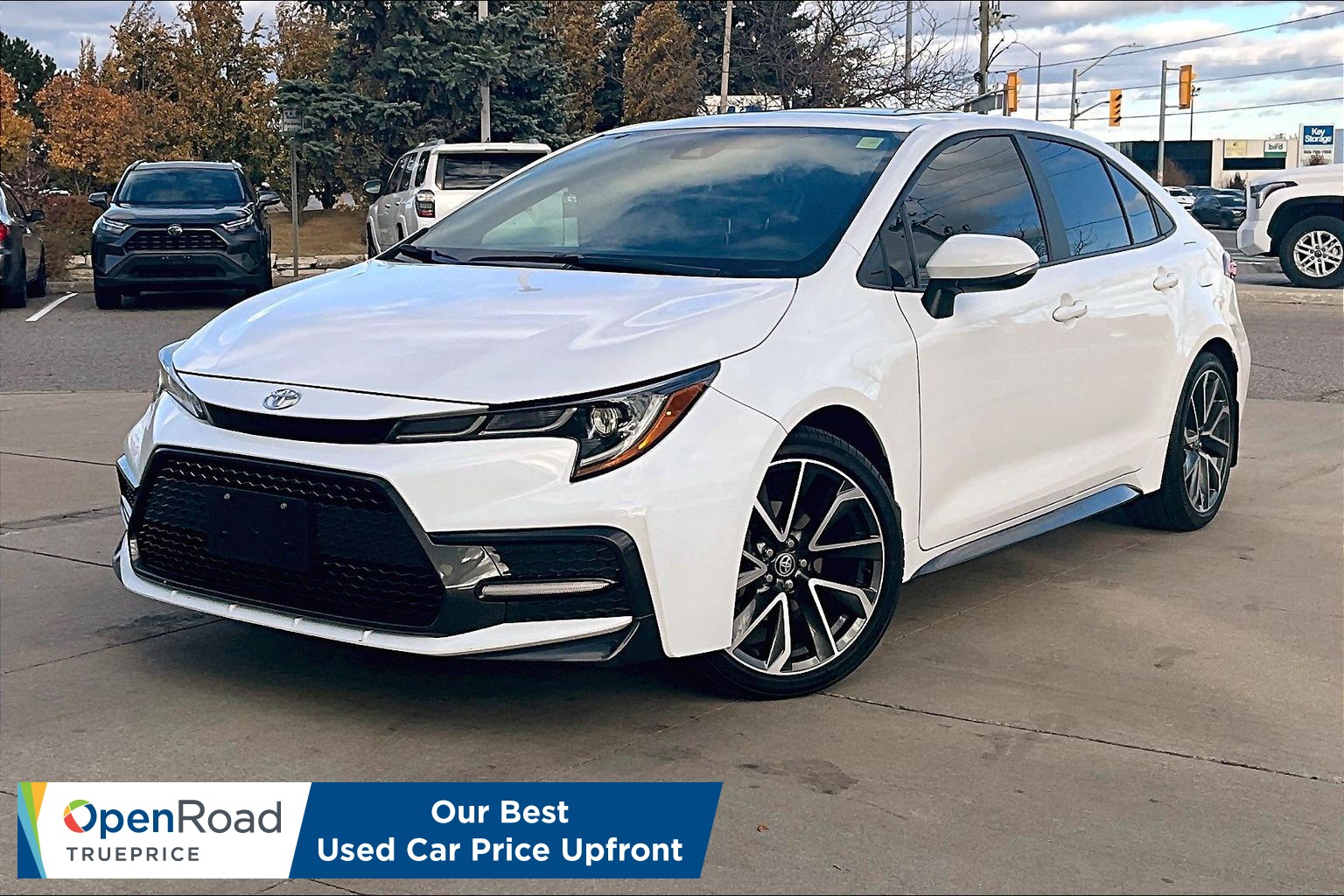 Super White 2022 Toyota Corolla Sedan Front-Wheel Drive Automatic