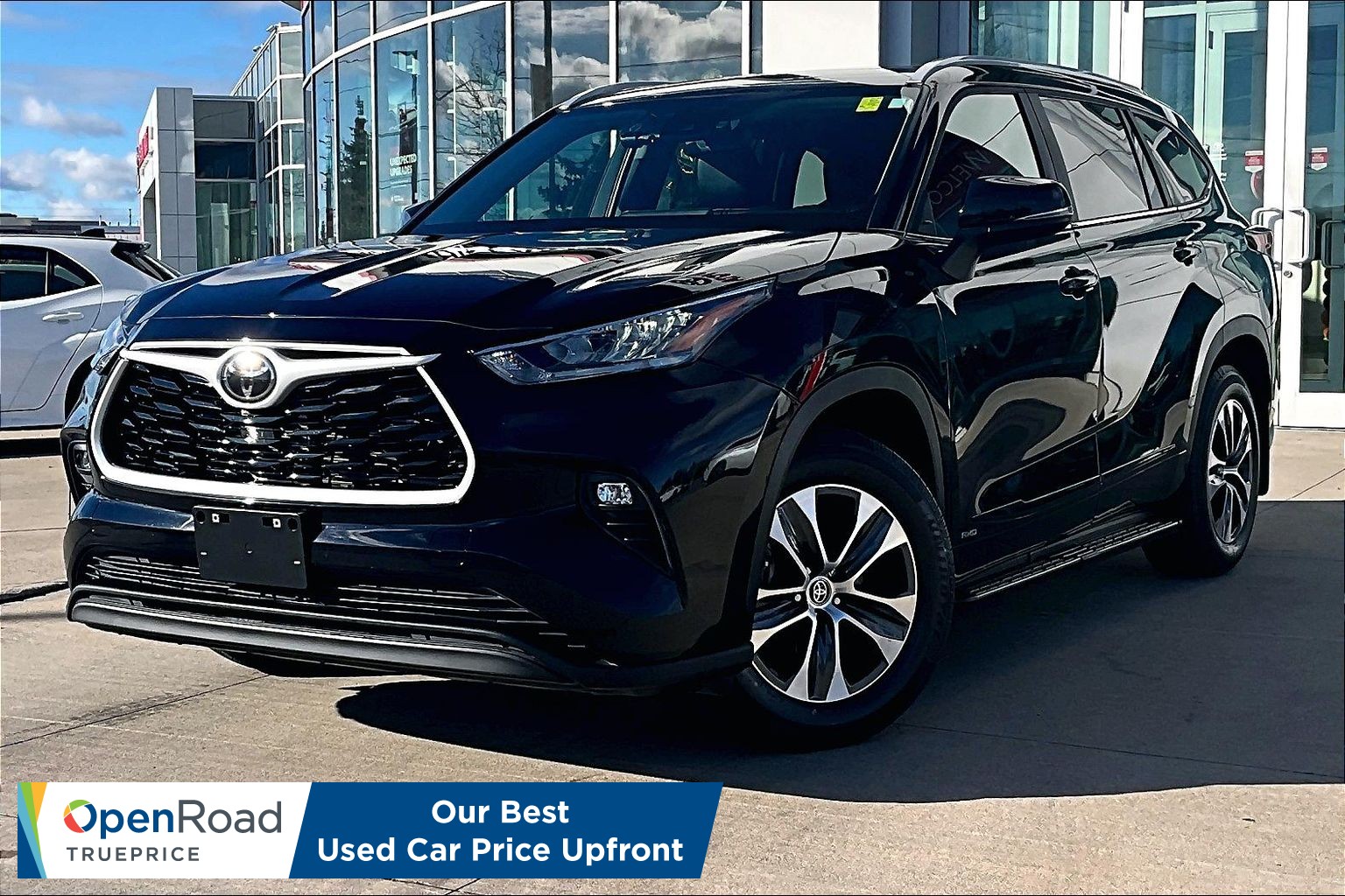Midnight Black Metallic 2026 Toyota Highlander Hybrid SUV / Crossover All-Wheel Drive Automatic