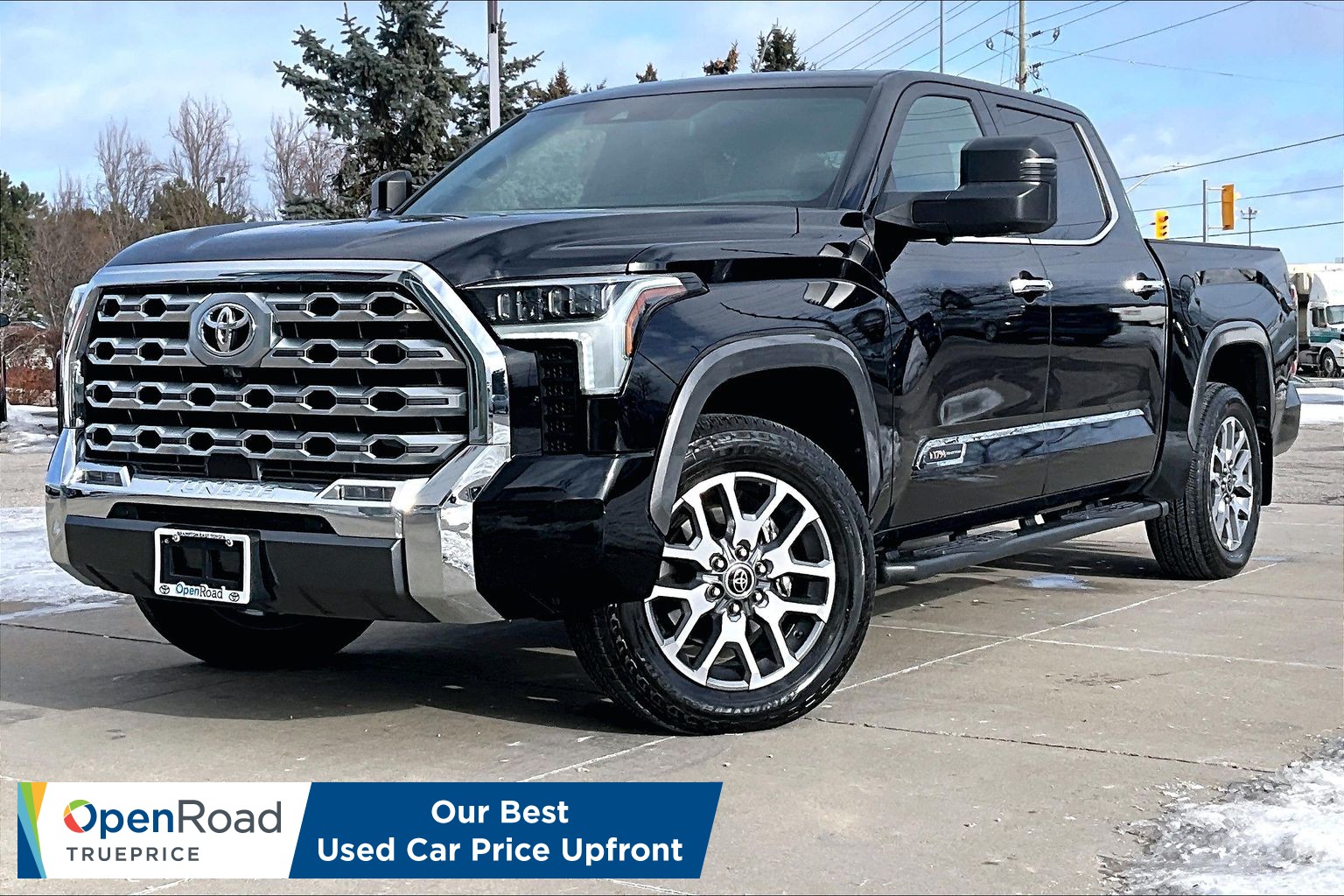 Midnight Black Met 2024 Toyota Tundra 1794 Edition CrewMax Cab 4WD Pickup Truck Four-Wheel Drive Automatic