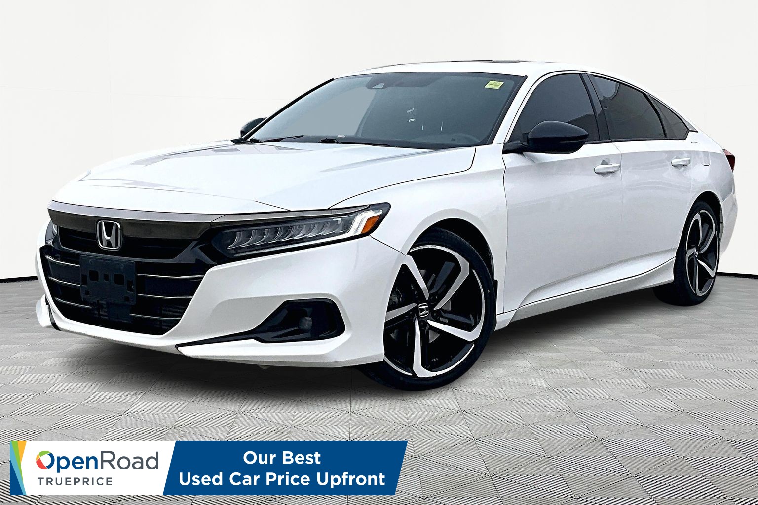 Platinum White Pearl 2021 Honda Accord Sedan Front-Wheel Drive Automatic