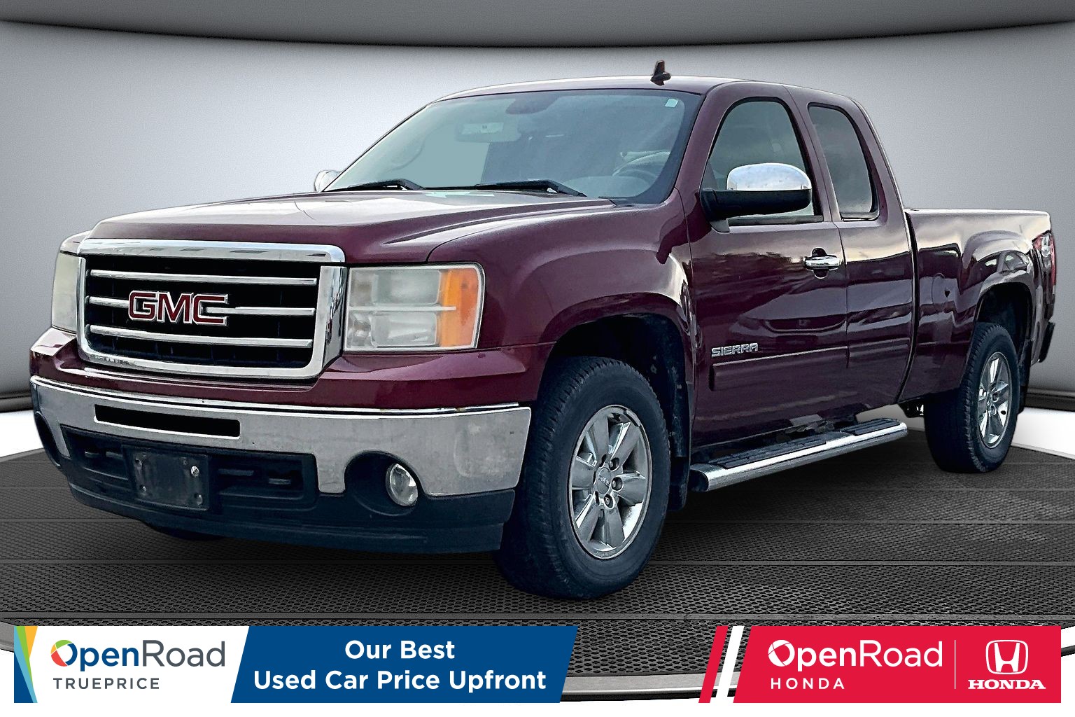 Fire Red 2013 GMC Sierra 1500 Pickup Truck Four-Wheel Drive Automatic