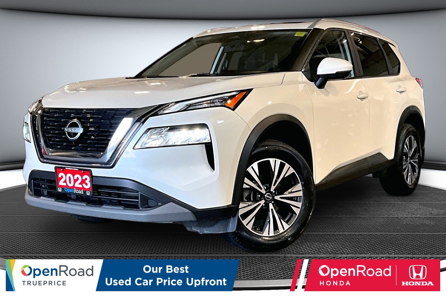 Pearl White Pearl Metallic 2023 Nissan Rogue SUV / Crossover All-Wheel Drive Automatic