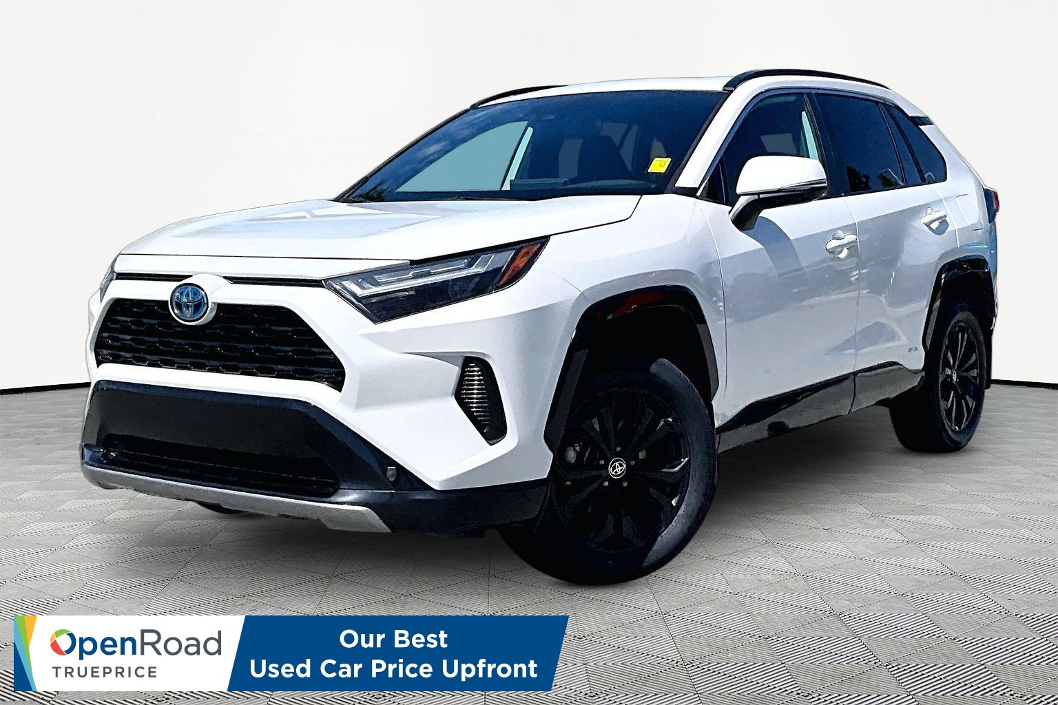 White (Wind Chill Pearl) 2024 Toyota RAV4 Hybrid SUV / Crossover All-Wheel Drive Automatic