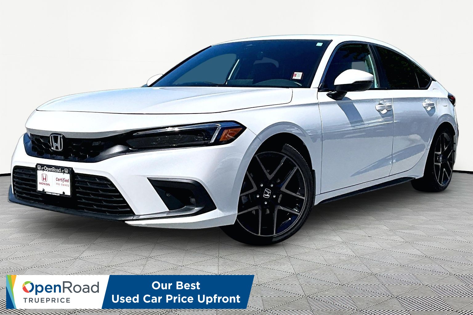 Platinum White Pearl 2023 Honda Civic Hatchback Sport Touring FWD Hatchback Front-Wheel Drive Automatic