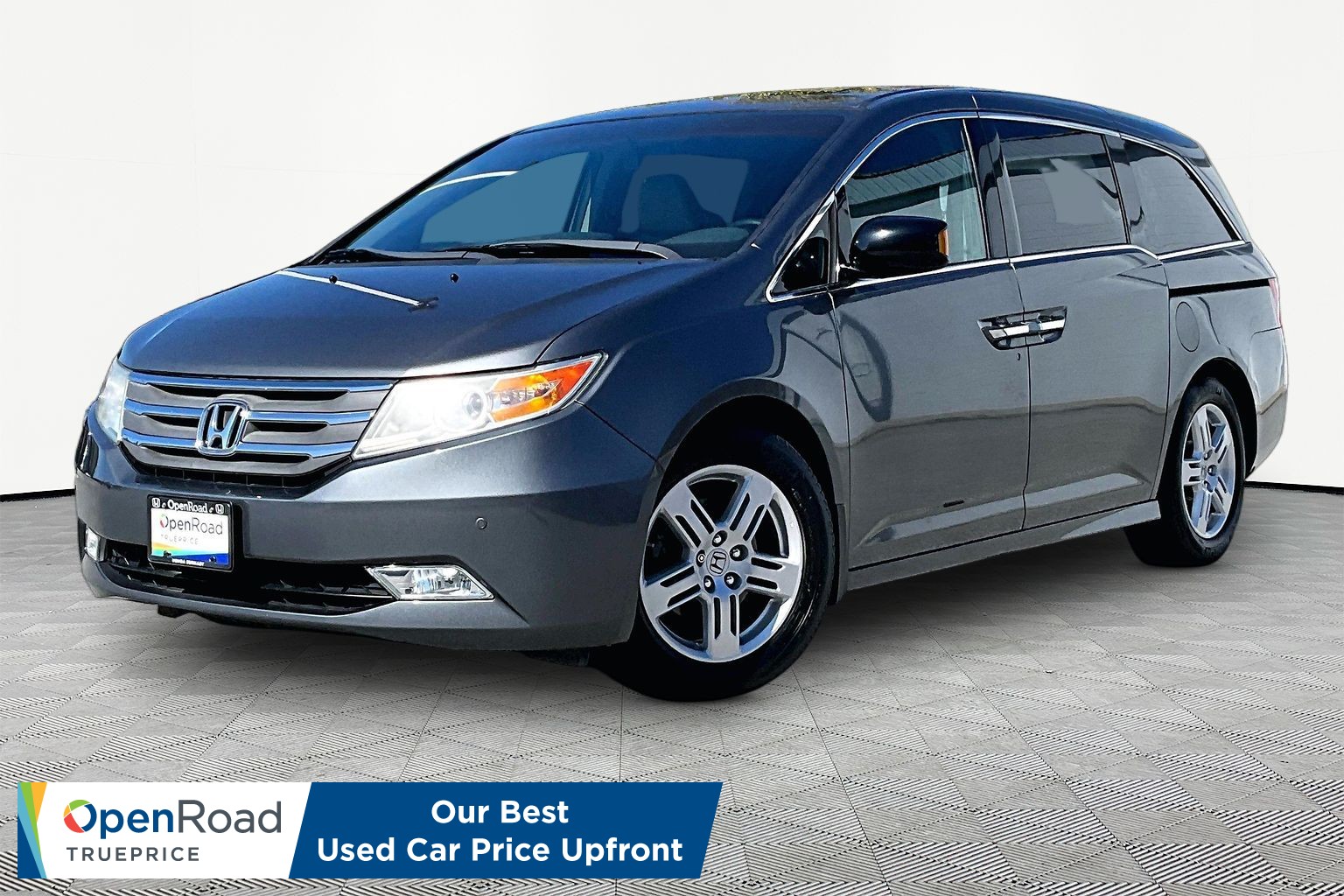 Polished Metal Met 2012 Honda Odyssey Minivan Front-Wheel Drive Automatic