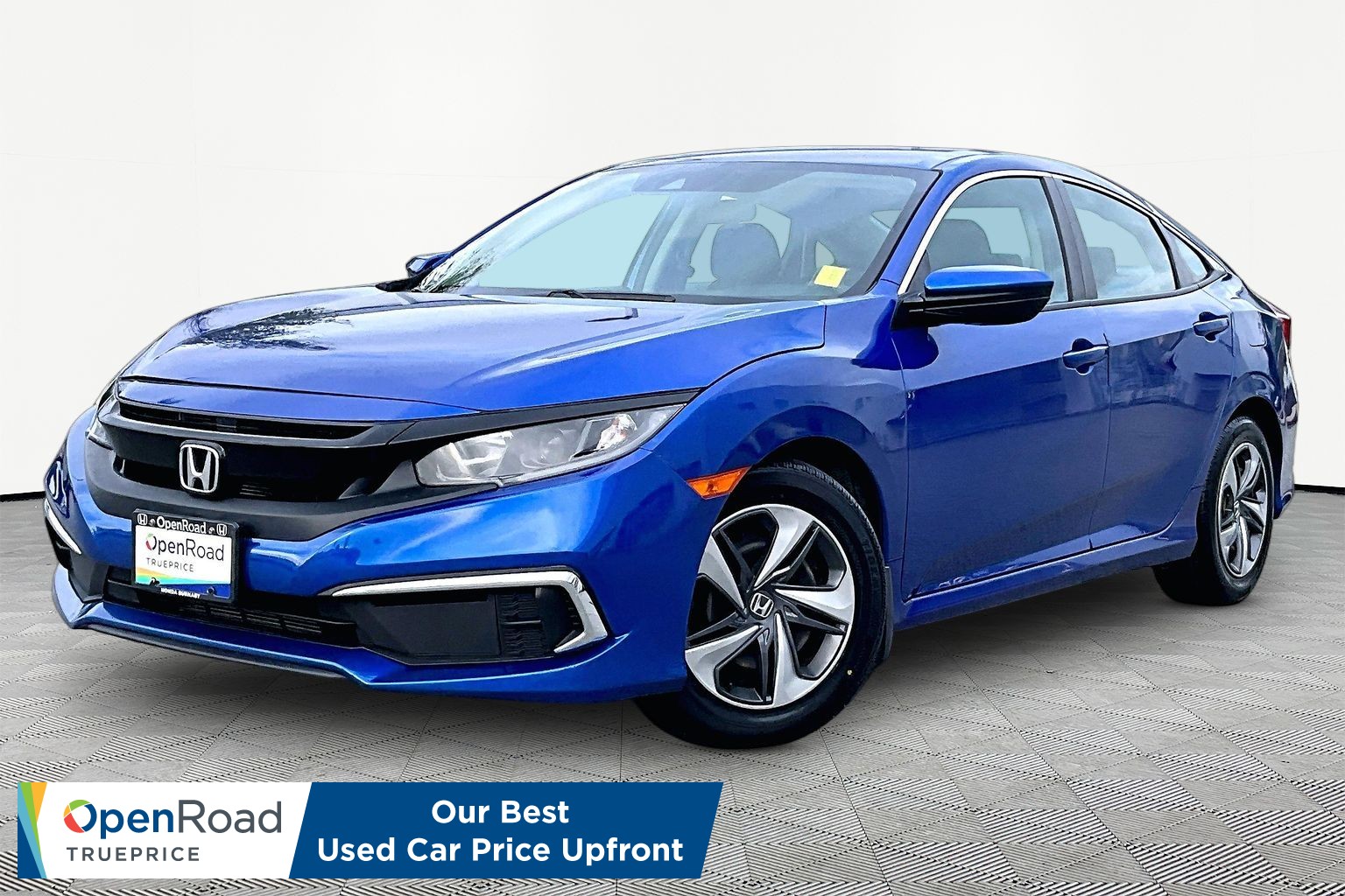 Aegean Blue MET 2019 Honda Civic Sedan Front-Wheel Drive Automatic