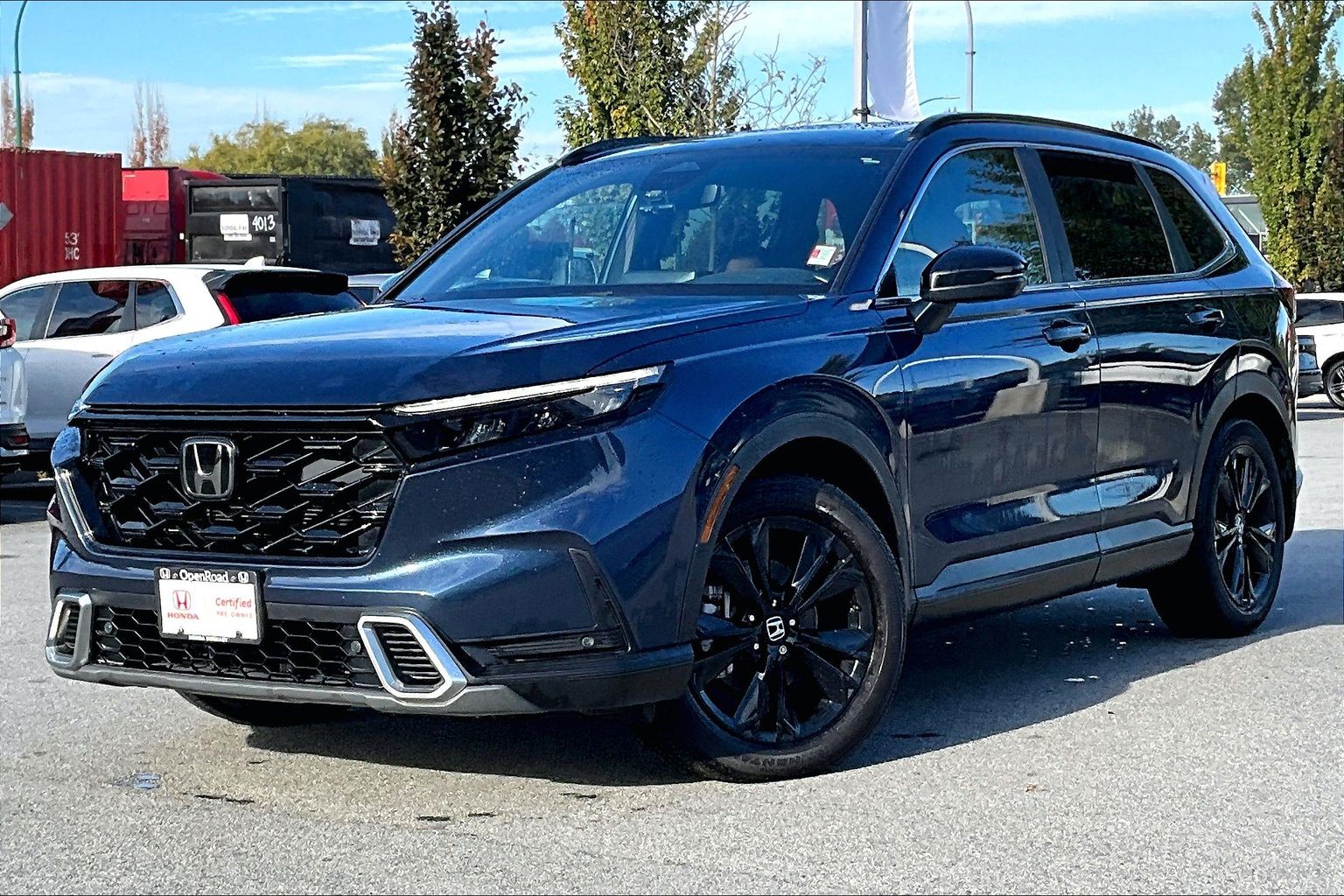 Canyon River Blue Metallic 2024 Honda CR-V Hybrid SUV / Crossover  Automatic
