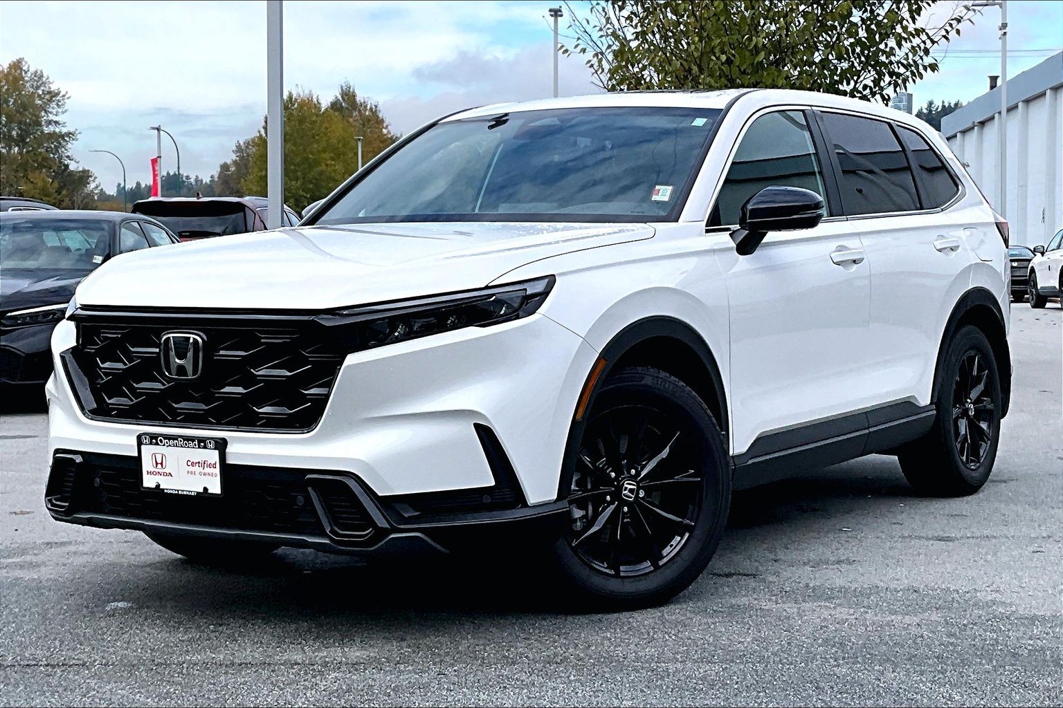 Platinum White Pearl 2025 Honda CR-V Hybrid SUV / Crossover Automatic