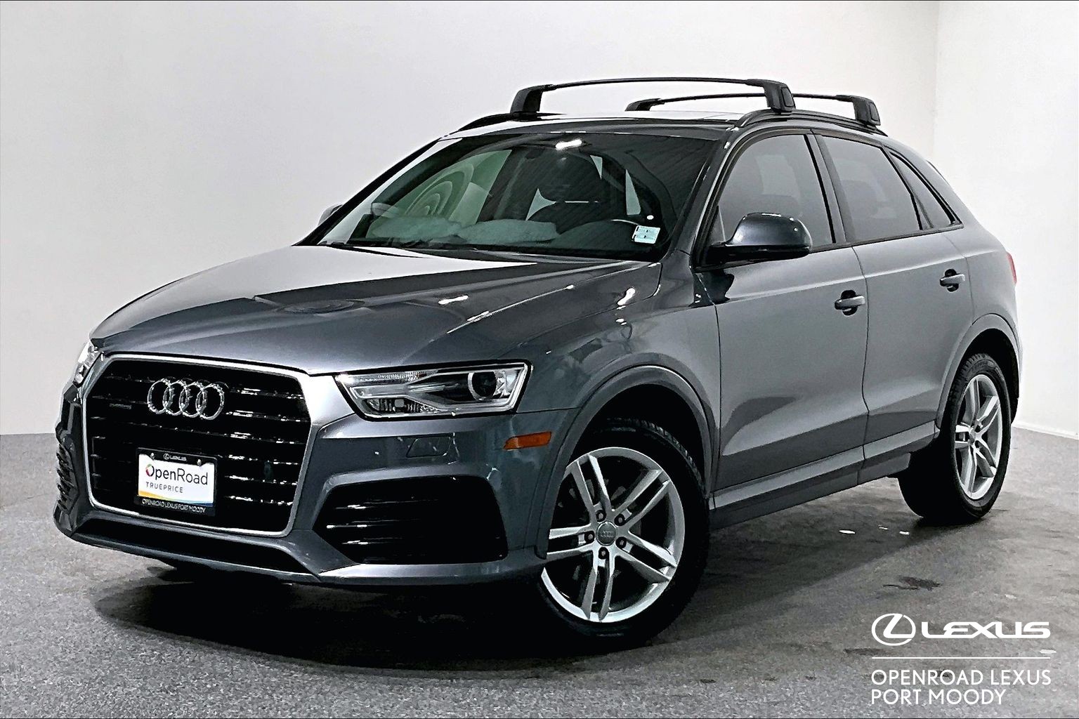 Gray (Monsoon Grey Met) 2018 Audi Q3 SUV / Crossover All-Wheel Drive Automatic