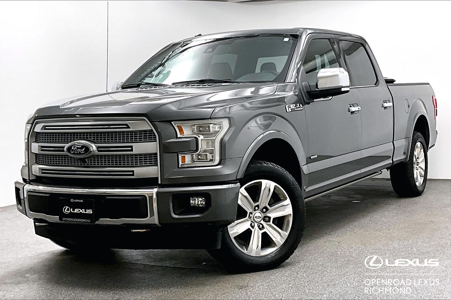 Black 2017 Ford F-150 Pickup Truck Four-Wheel Drive Automatic