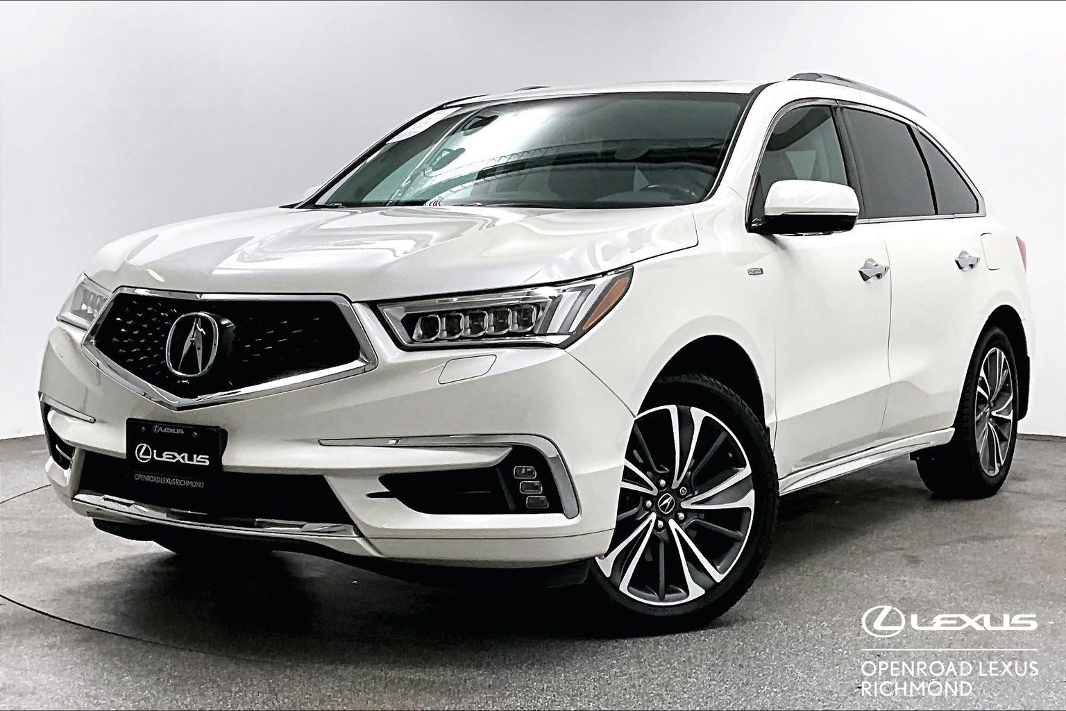 White 2019 Acura MDX SUV / Crossover All-Wheel Drive Automatic