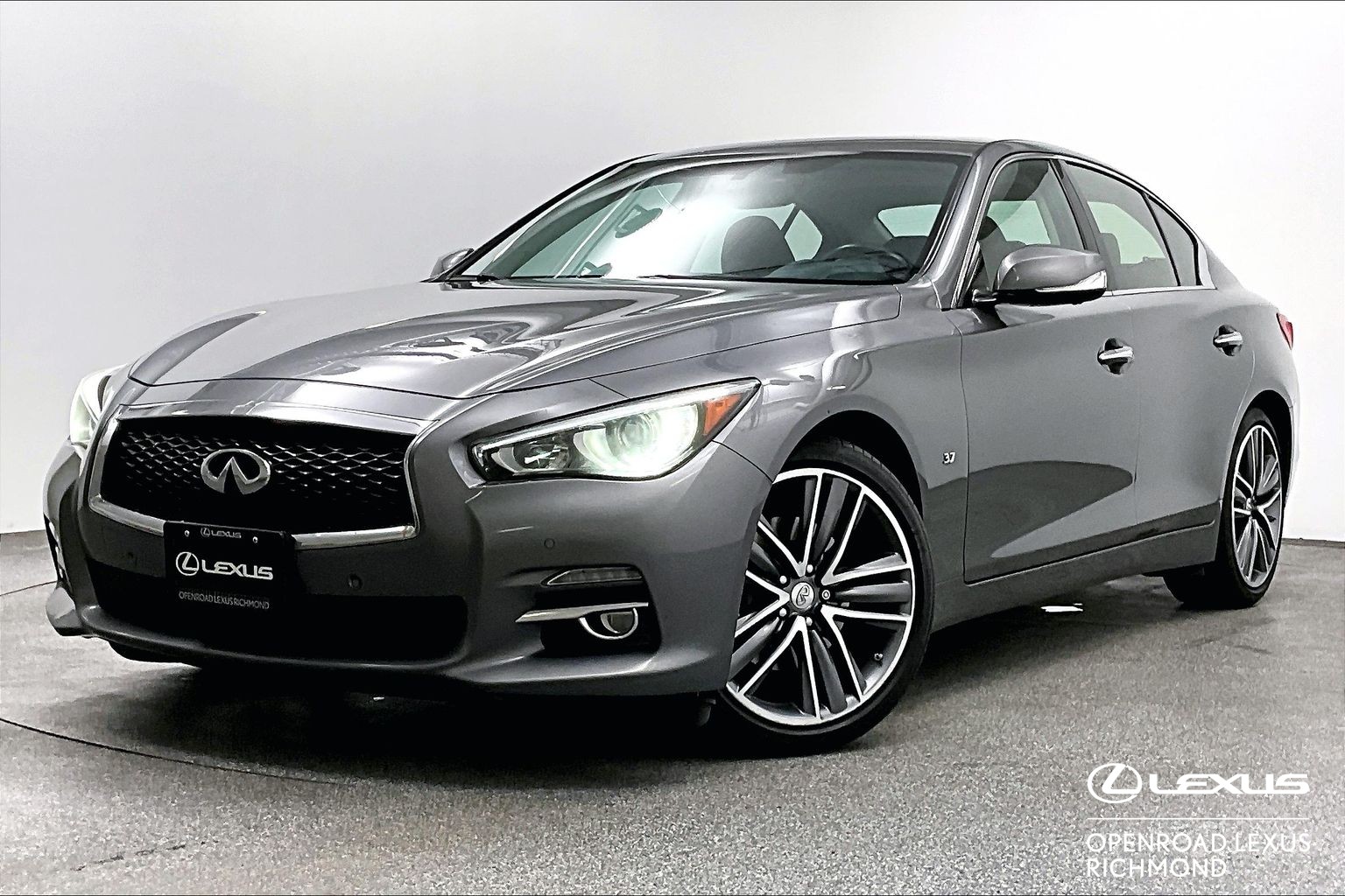 Gray (Asgard Grey Met) 2015 INFINITI Q50 Sedan All-Wheel Drive Automatic
