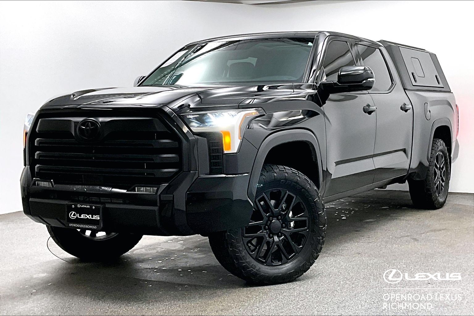 Black 2024 Toyota Tundra Pickup Truck Four-Wheel Drive Automatic