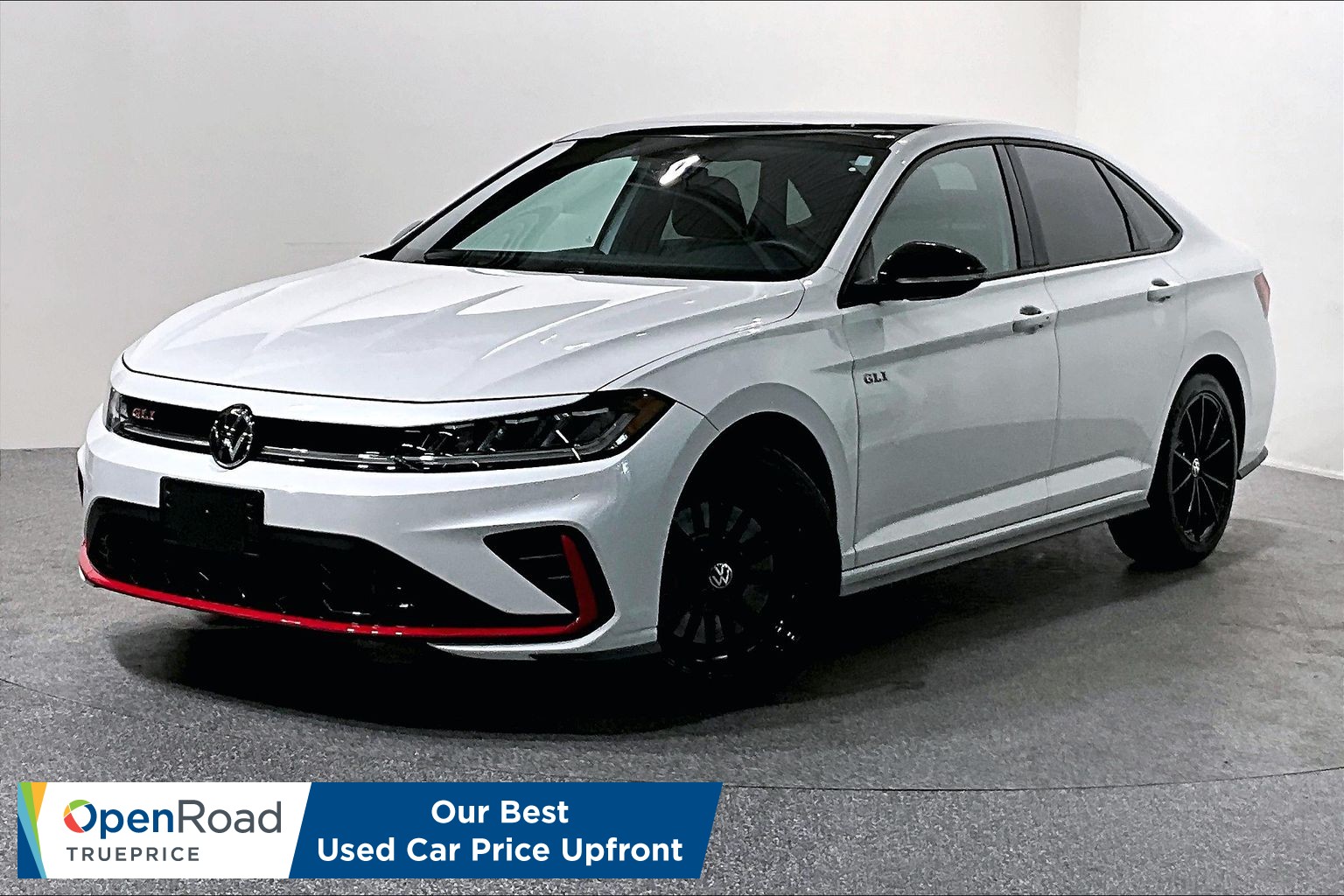 Oryx White Pearl 2025 Volkswagen Jetta GLI Sedan Front-Wheel Drive Automatic