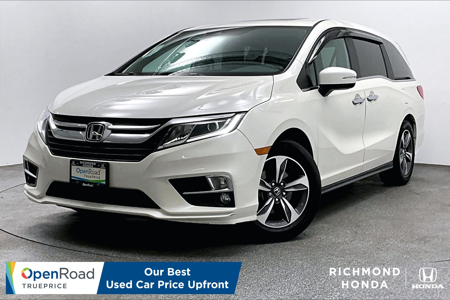 White Diamond Pearl 2019 Honda Odyssey Minivan Automatic