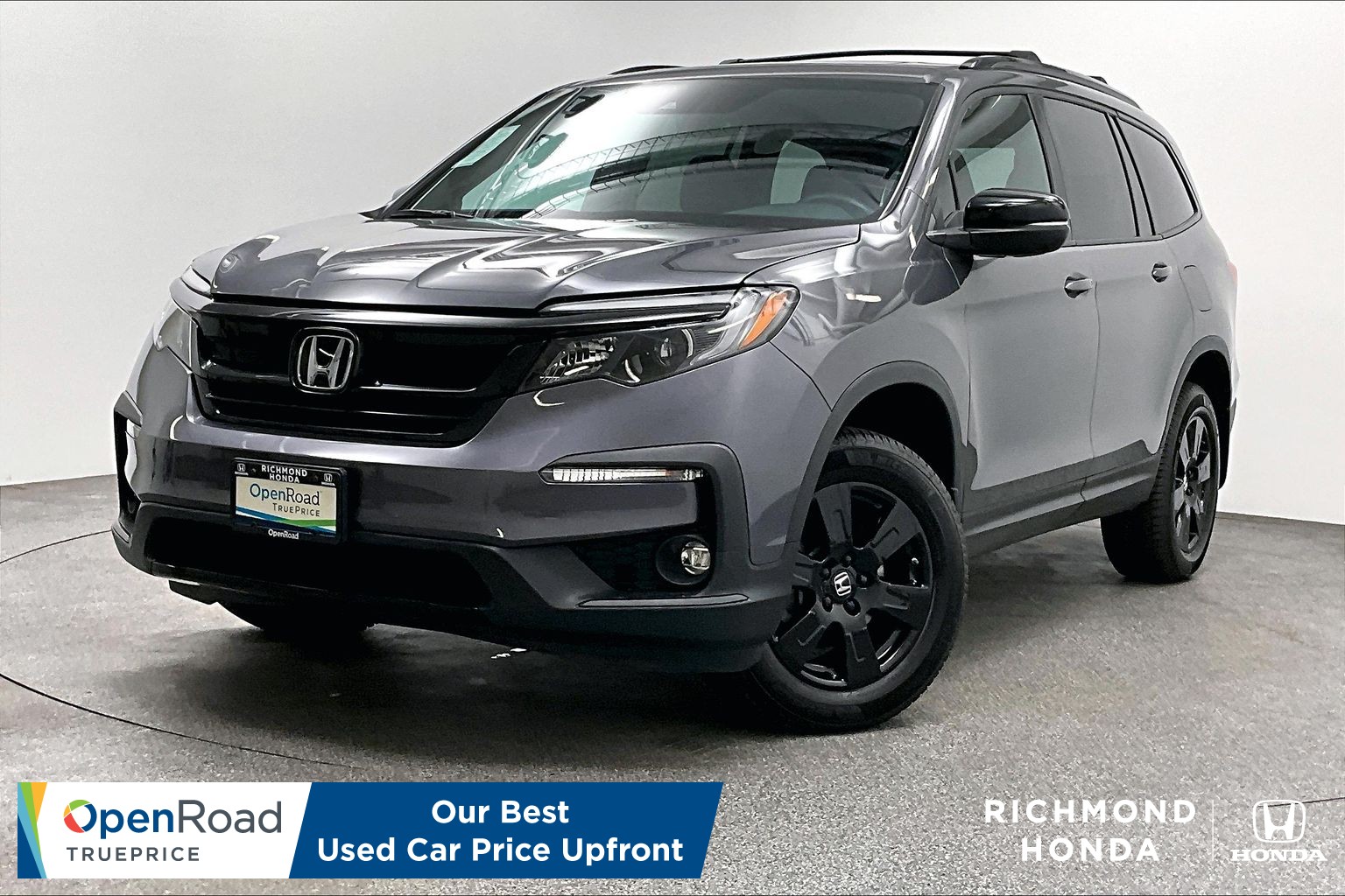 Gray (Modern Steel Met) 2022 Honda Pilot SUV / Crossover All-Wheel Drive Automatic