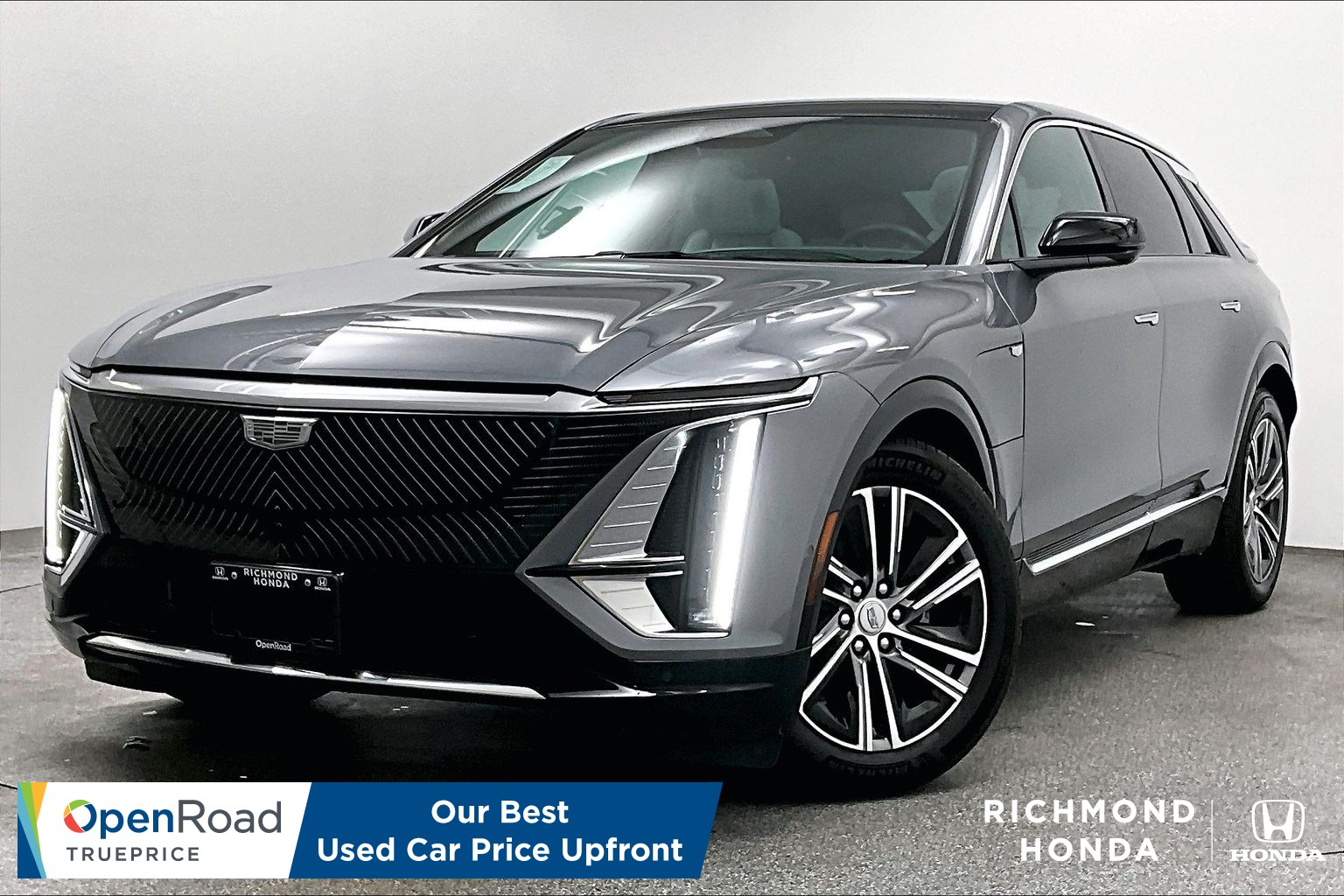 Gray (Stain Steel (MET)) 2023 Cadillac LYRIQ SUV / Crossover Rear-Wheel Drive Automatic