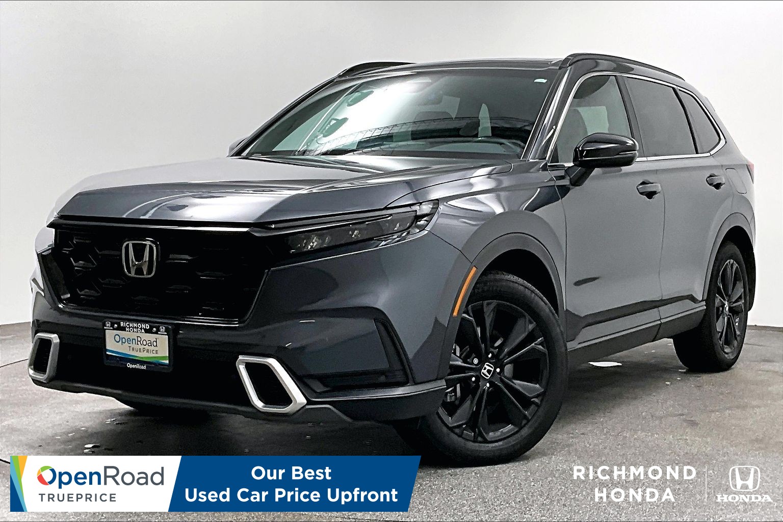 Gray (Meteoroid Grey Metallic) 2024 Honda CR-V Hybrid SUV / Crossover Automatic