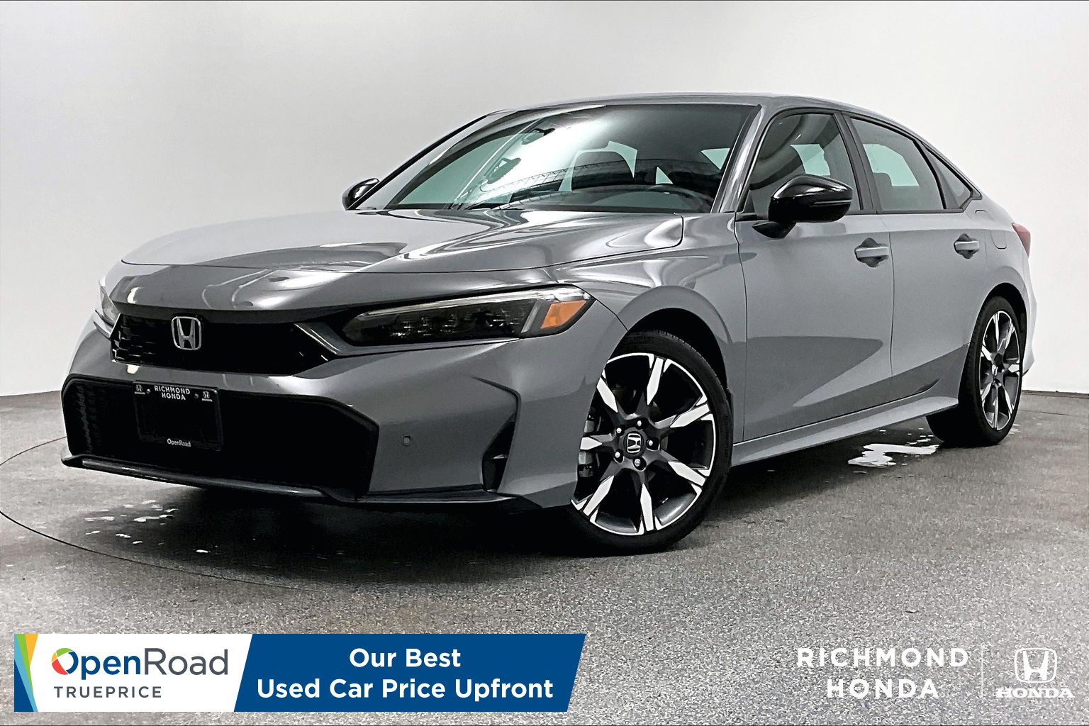 Gray (URBAN GREY PEARL) 2025 Honda Civic Hybrid Sedan Front-Wheel Drive Automatic