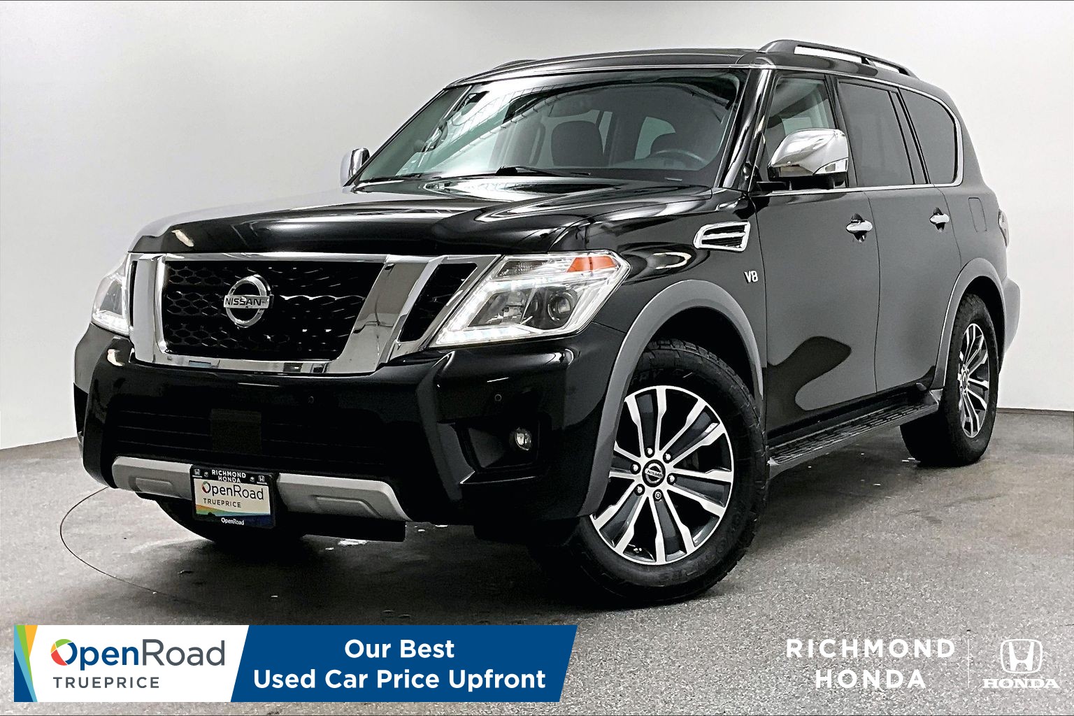 Super Black 2018 Nissan Armada SUV / Crossover Four-Wheel Drive Automatic