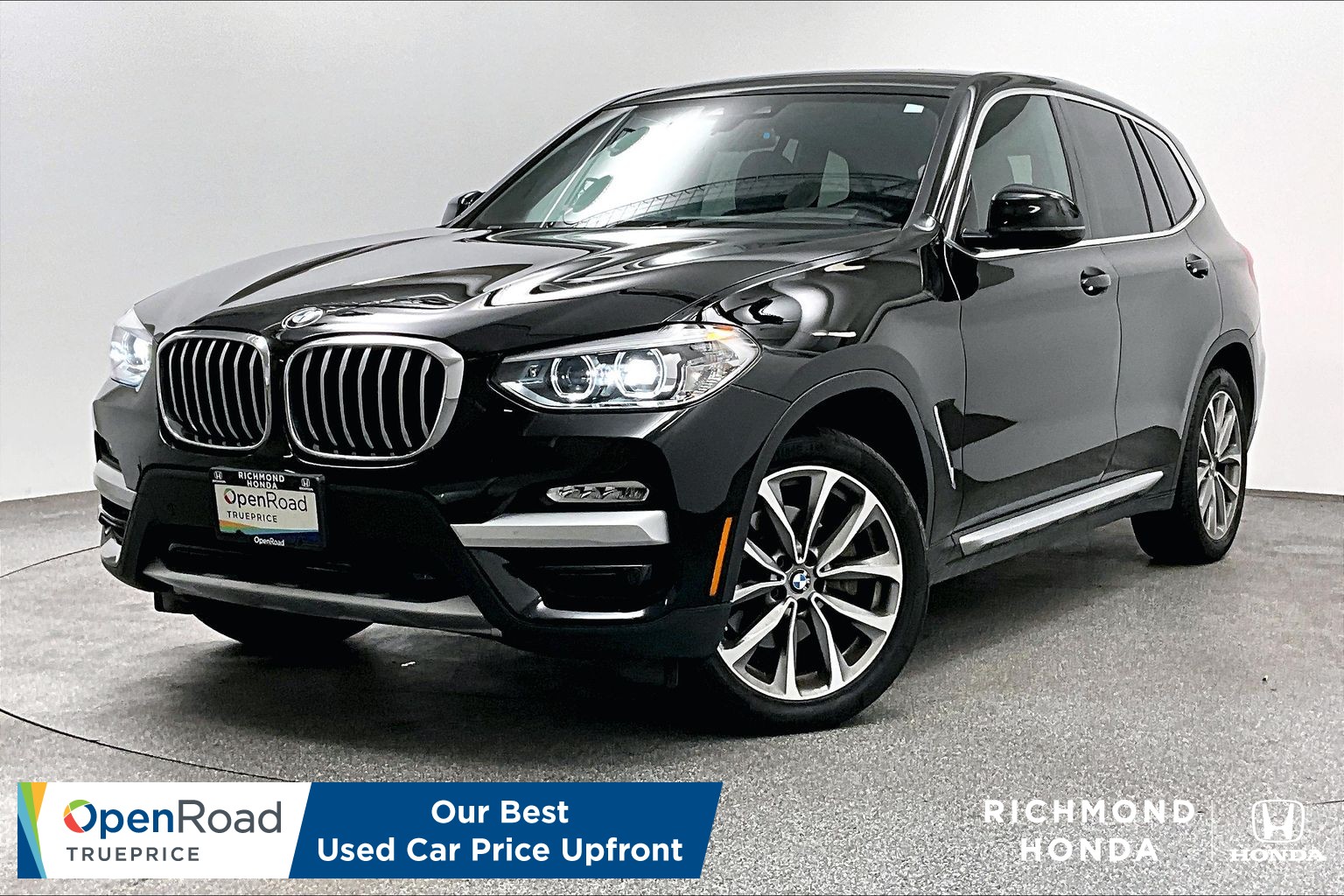Jet Black 2019 BMW X3 SUV / Crossover All-Wheel Drive Automatic