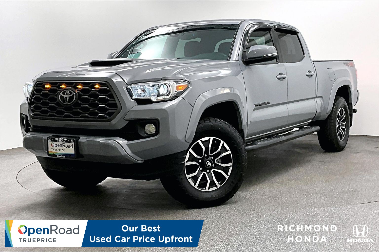 Gray (Cement Grey MET) 2020 Toyota Tacoma Pickup Truck Four-Wheel Drive Automatic
