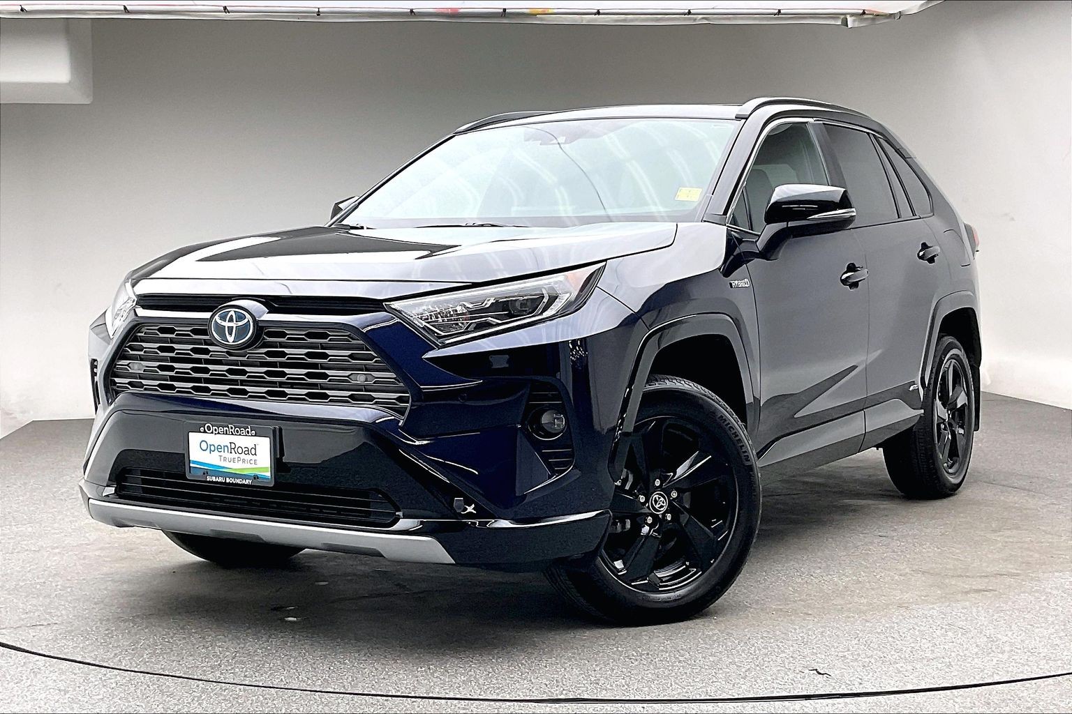 Blueprint w/ Black Roof 2021 Toyota RAV4 Hybrid XLE AWD SUV / Crossover All-Wheel Drive Automatic