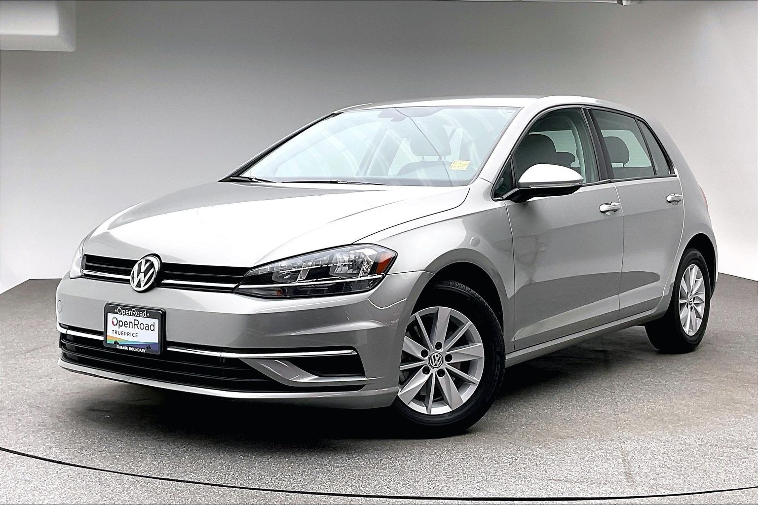 Gray (Platinum Grey Met) 2019 Volkswagen Golf Hatchback  Automatic