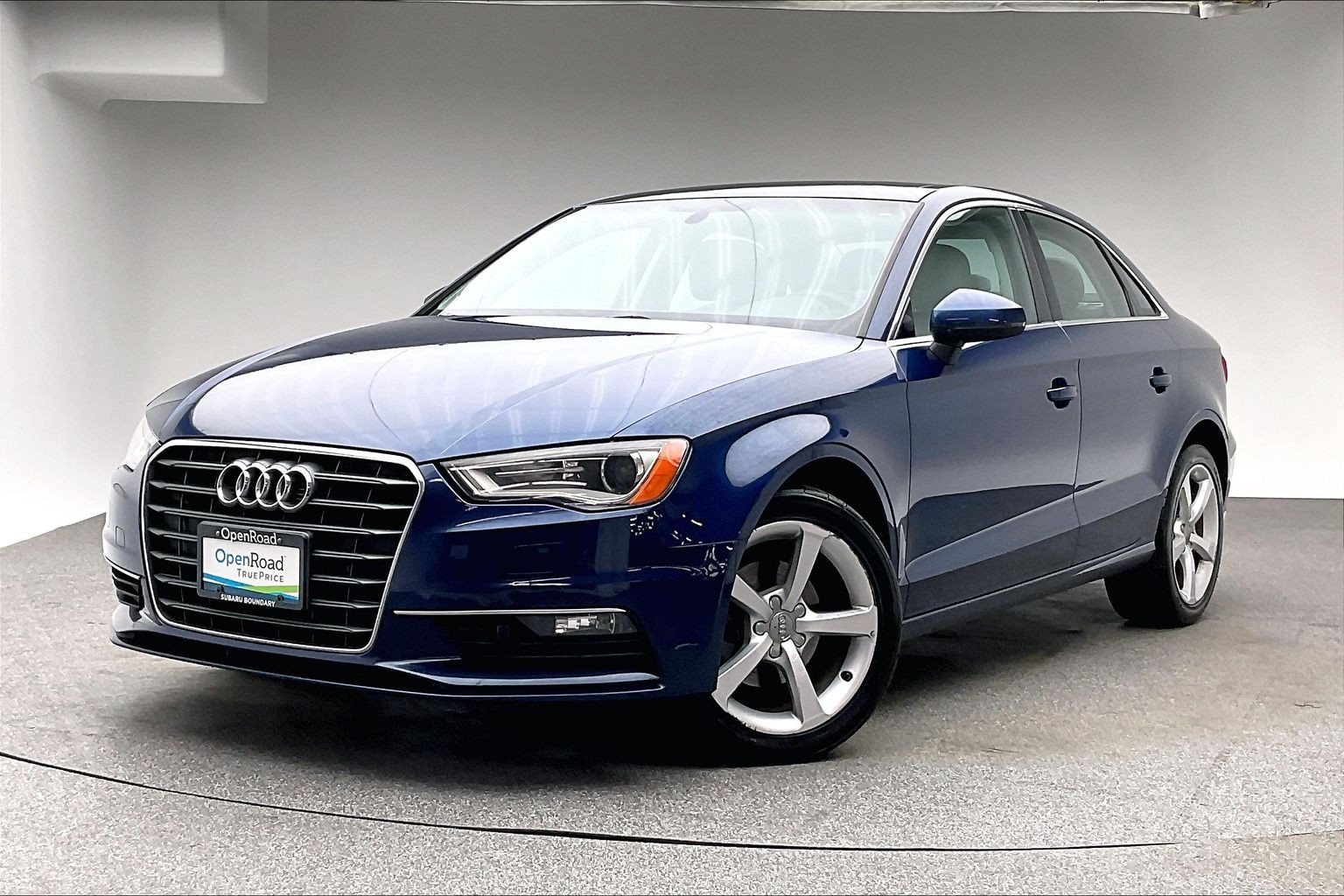 Blue 2015 Audi A3 Sedan Automatic