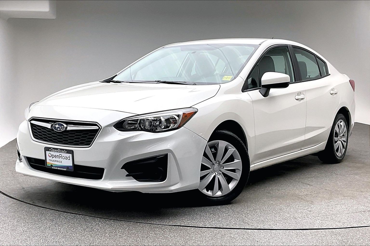 Crystal White Pearl 2019 Subaru Impreza Sedan Automatic