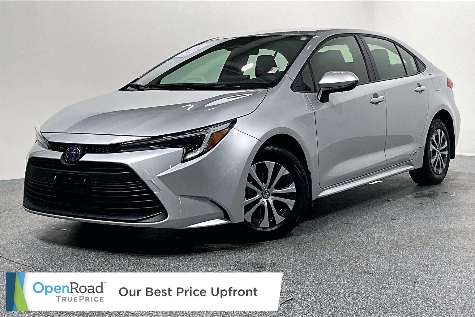 Classic Silver Metallic 2024 Toyota Corolla Hybrid LE AWD Sedan All-Wheel Drive Automatic