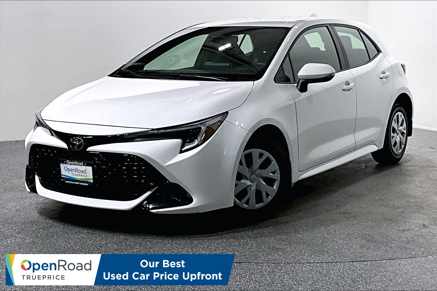 White 2025 Toyota Corolla Hatchback Front-Wheel Drive Automatic