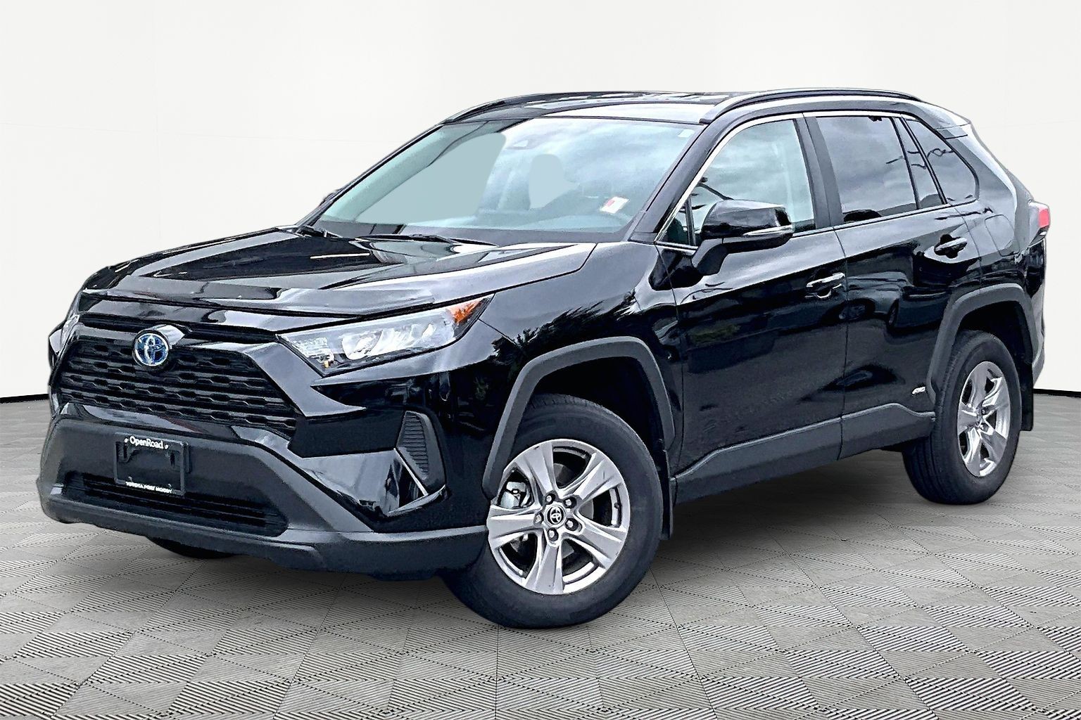Midnight Black Metallic 2022 Toyota RAV4 Hybrid SUV / Crossover All-Wheel Drive Automatic