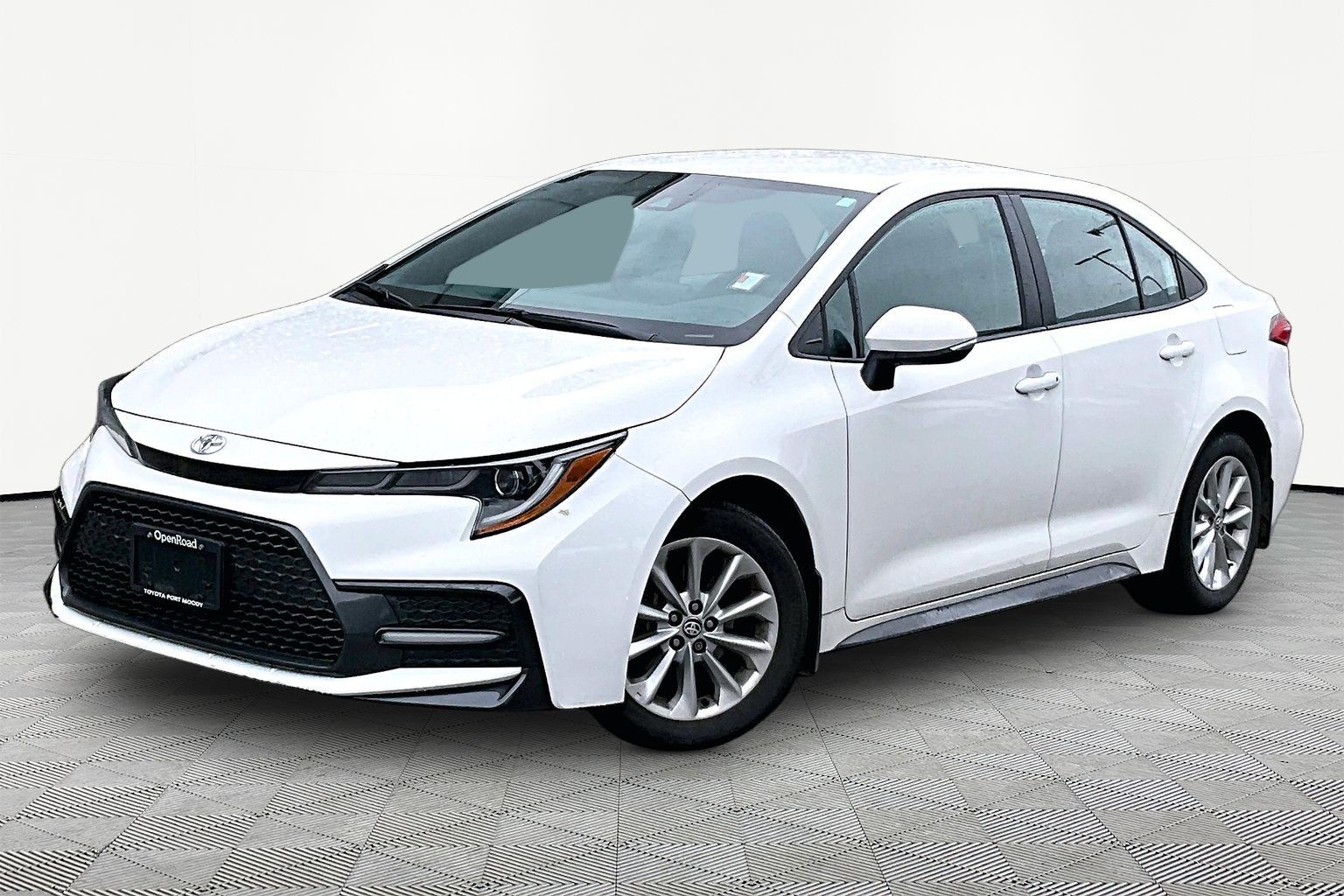 White 2022 Toyota Corolla Sedan Front-Wheel Drive Automatic