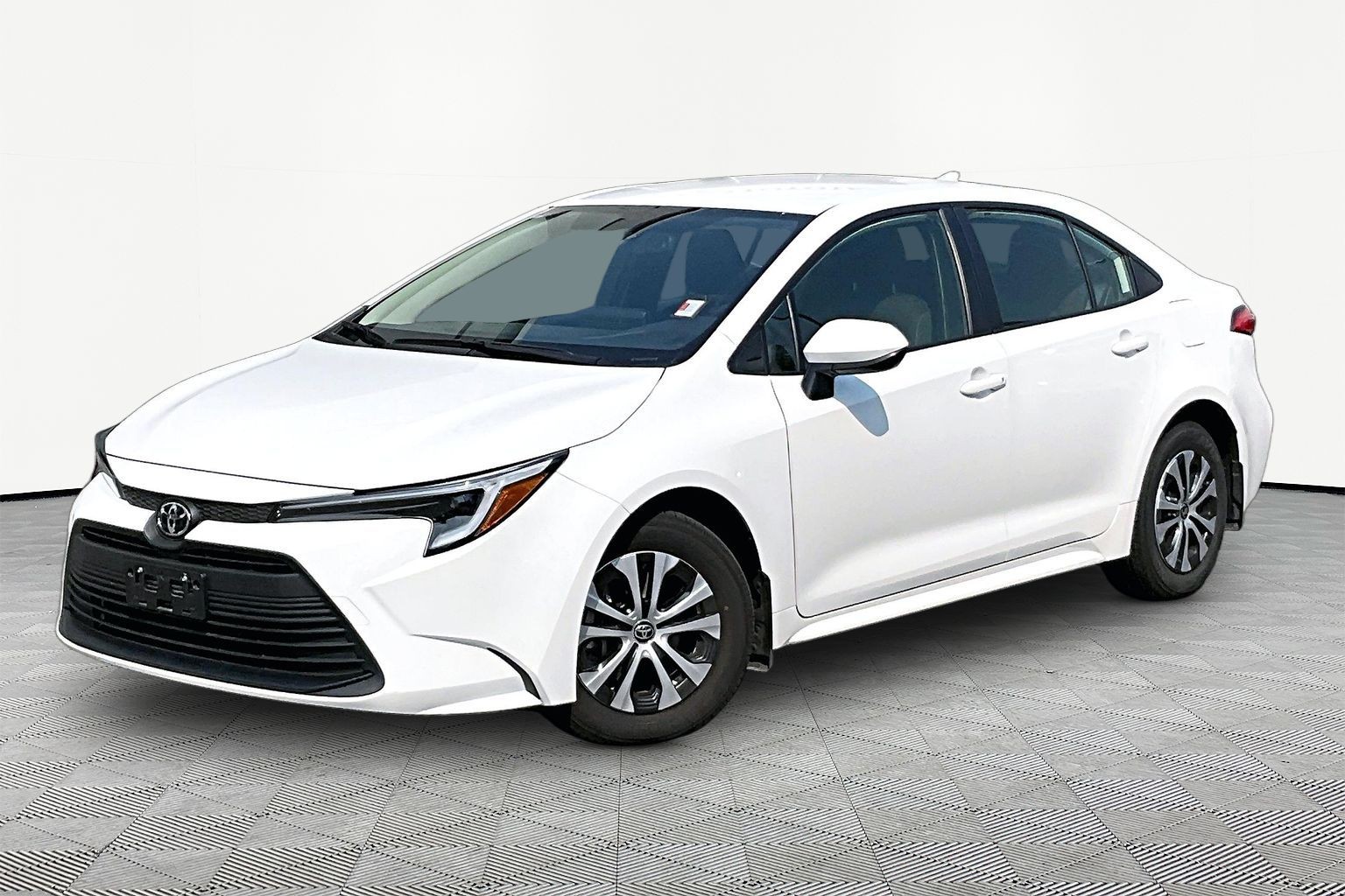 White 2026 Toyota Corolla Hybrid Sedan Front-Wheel Drive Automatic