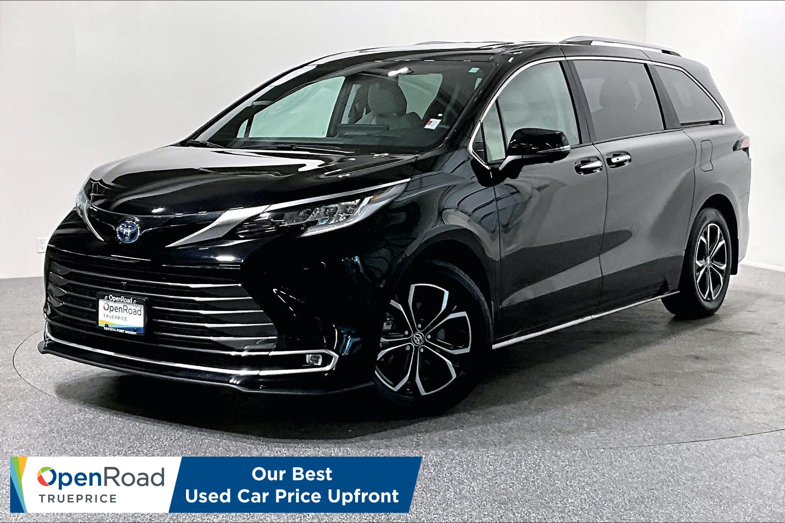 Midnight Black Metallic 2025 Toyota Sienna Minivan All-Wheel Drive Automatic