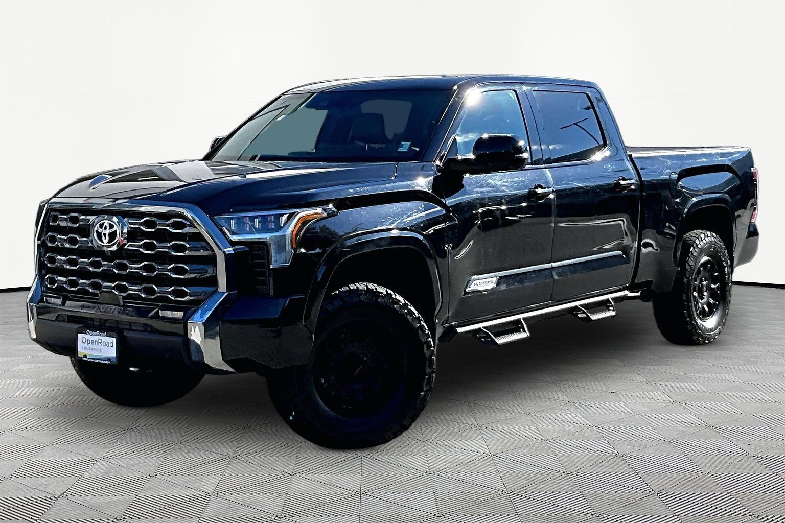 Midnight Black Metallic 2025 Toyota Tundra Pickup Truck Four-Wheel Drive Automatic
