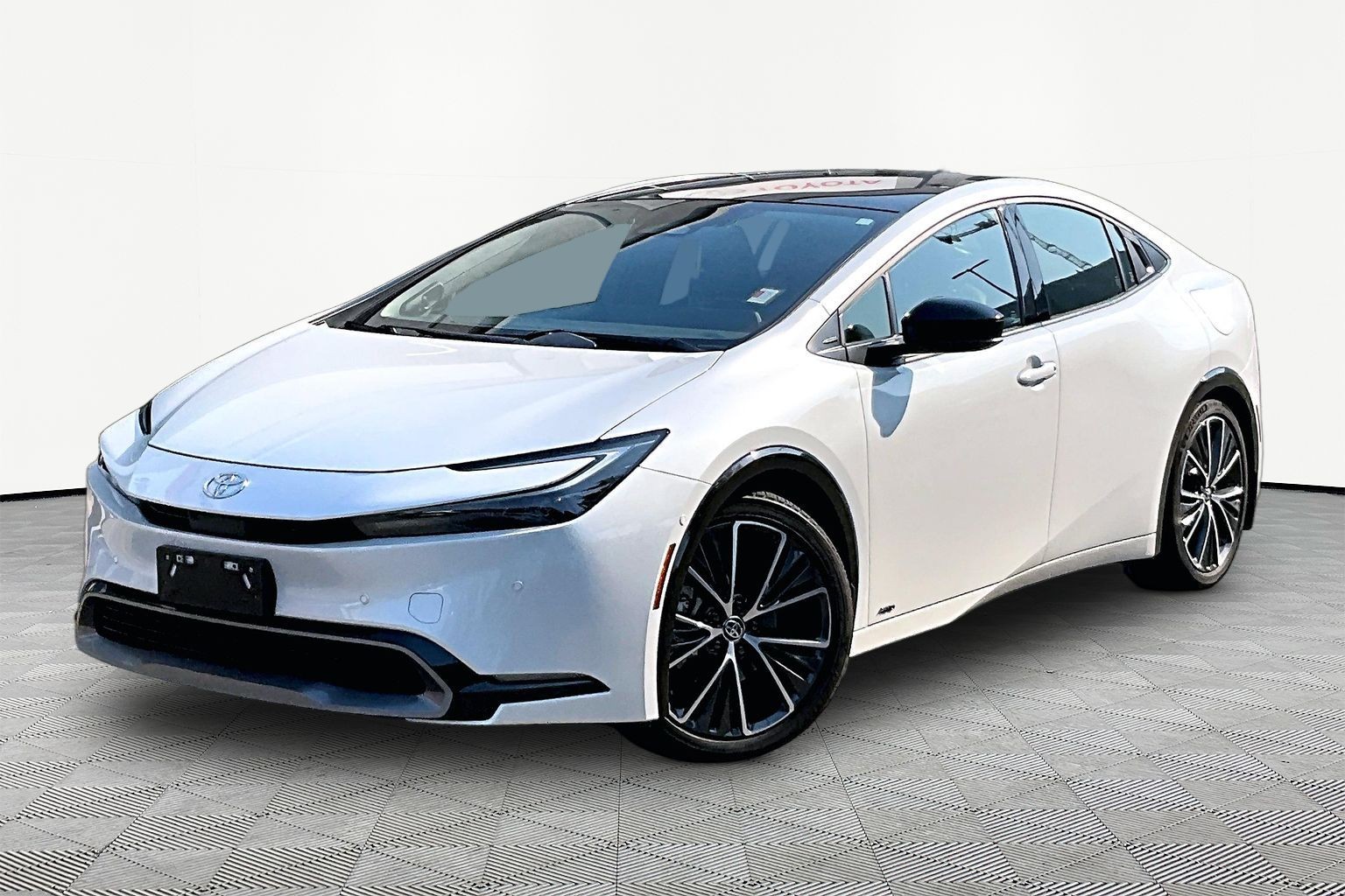 White (Wind Chill Pearl) 2025 Toyota Prius Hatchback All-Wheel Drive Automatic