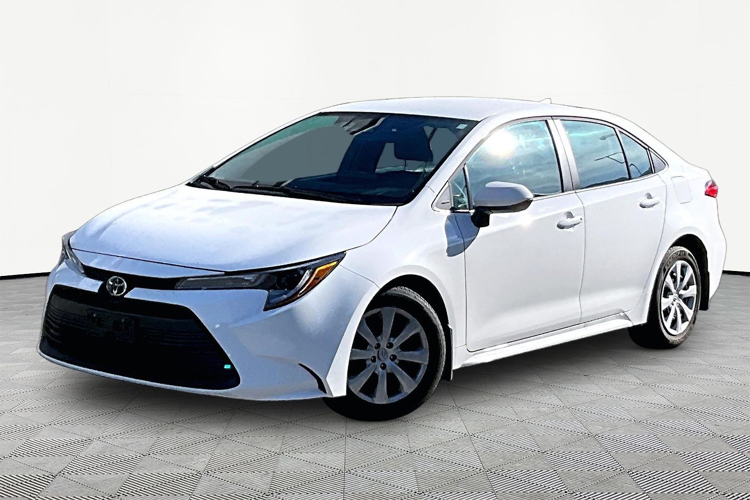 White 2026 Toyota Corolla Sedan Front-Wheel Drive Automatic