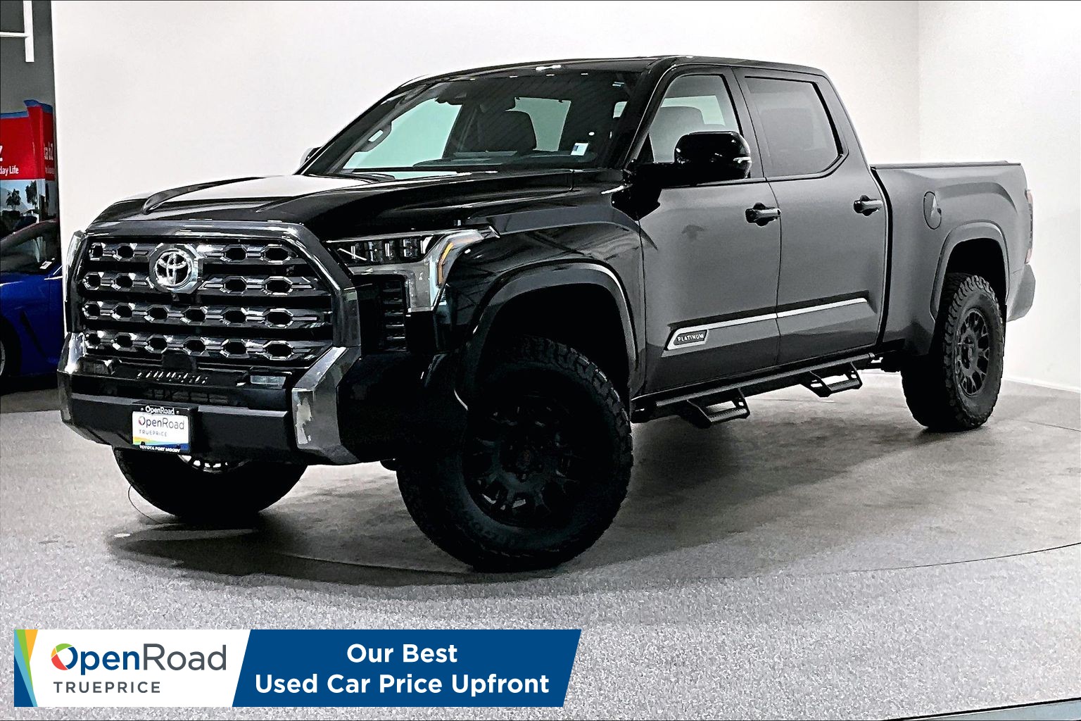 Midnight Black Metallic 2025 Toyota Tundra Pickup Truck Four-Wheel Drive Automatic