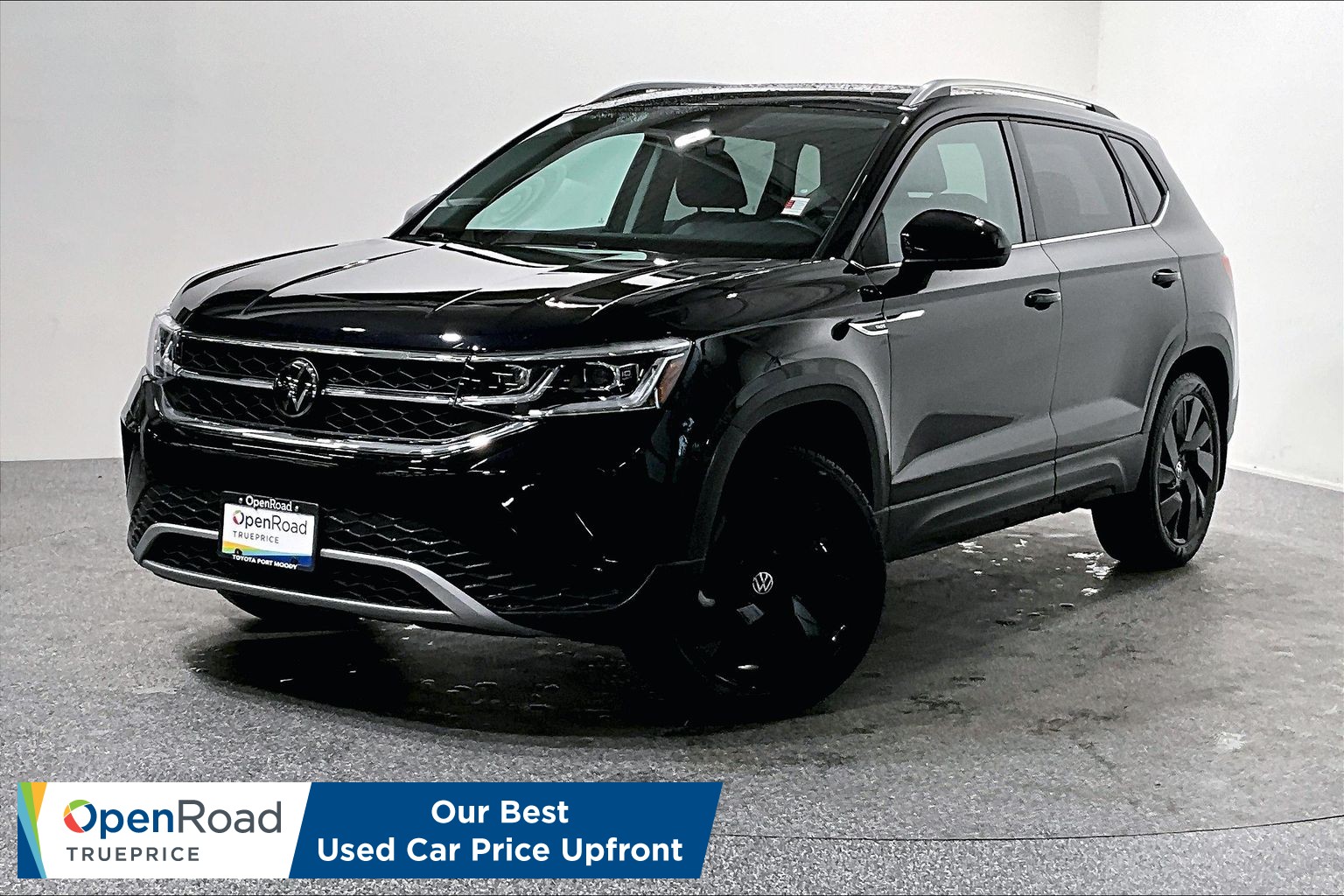 Deep Black Pearl 2024 Volkswagen Taos SUV / Crossover  Automatic