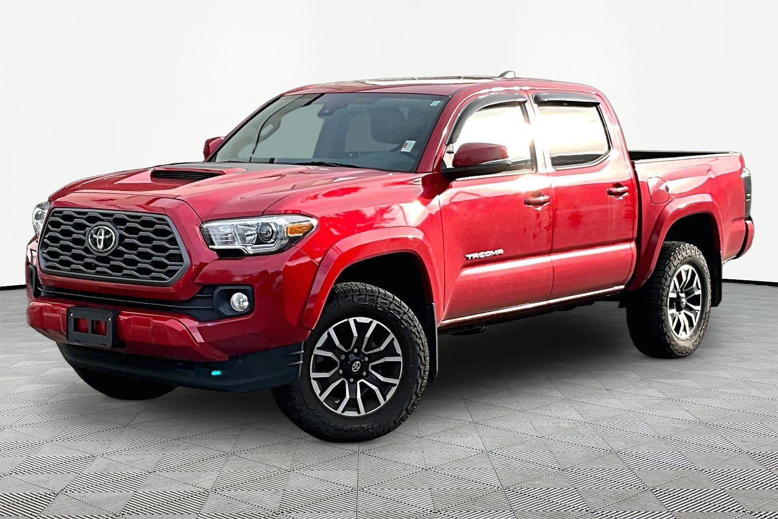 Barcelona Red Met 2021 Toyota Tacoma Pickup Truck Manual