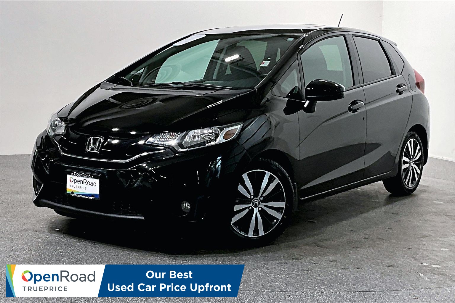 Crystal Black Pearl 2015 Honda Fit Hatchback Front-Wheel Drive Automatic