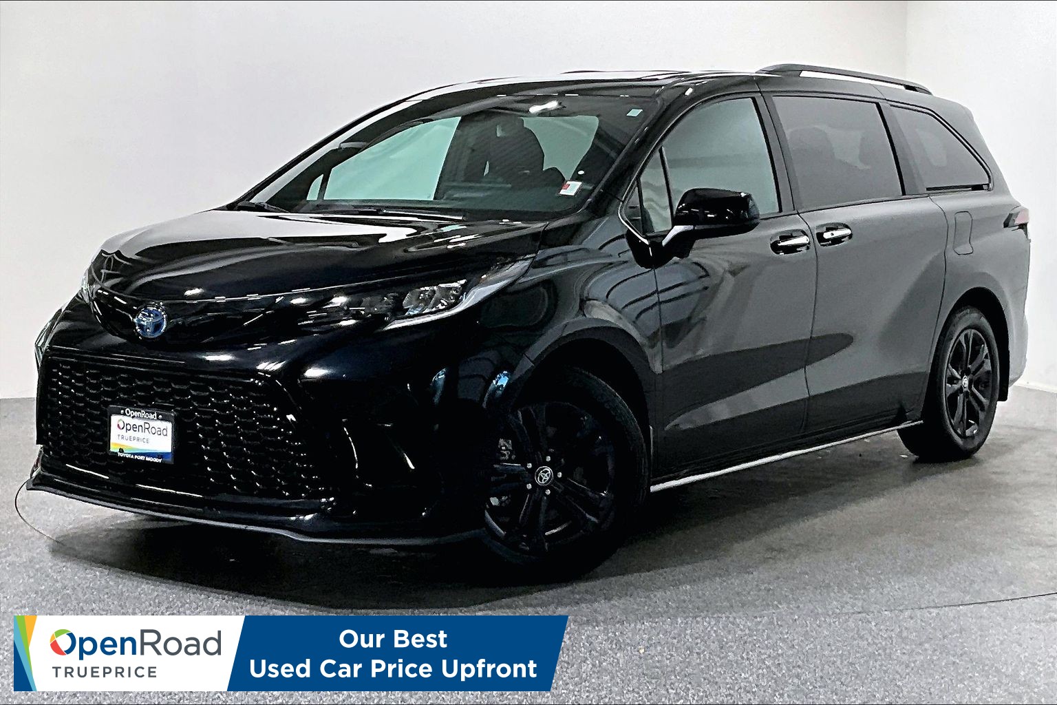 Midnight Black Metallic 2025 Toyota Sienna Minivan All-Wheel Drive Automatic