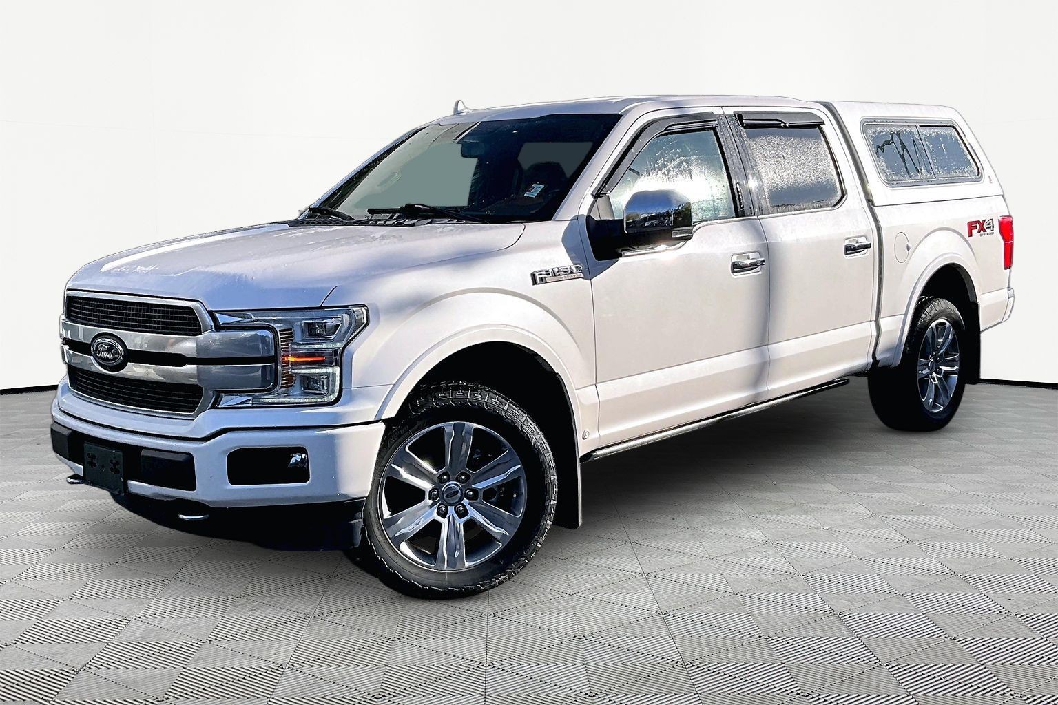 White 2018 Ford F-150 Pickup Truck Four-Wheel Drive Automatic