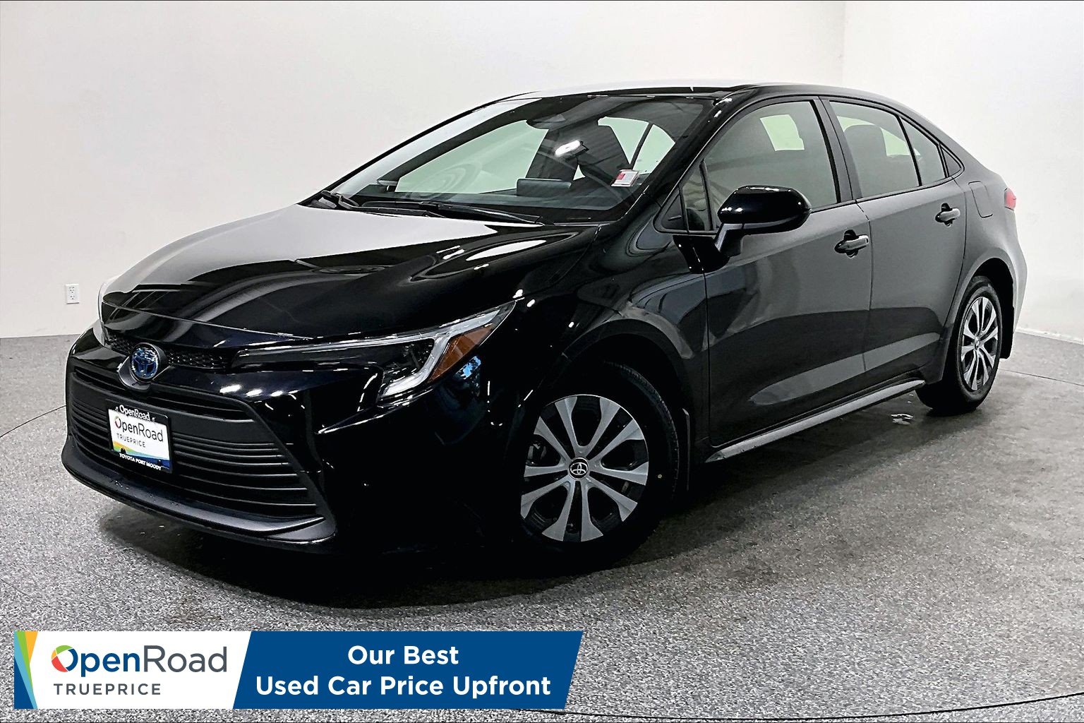 Midnight Black Metallic 2025 Toyota Corolla Hybrid Sedan Front-Wheel Drive Automatic