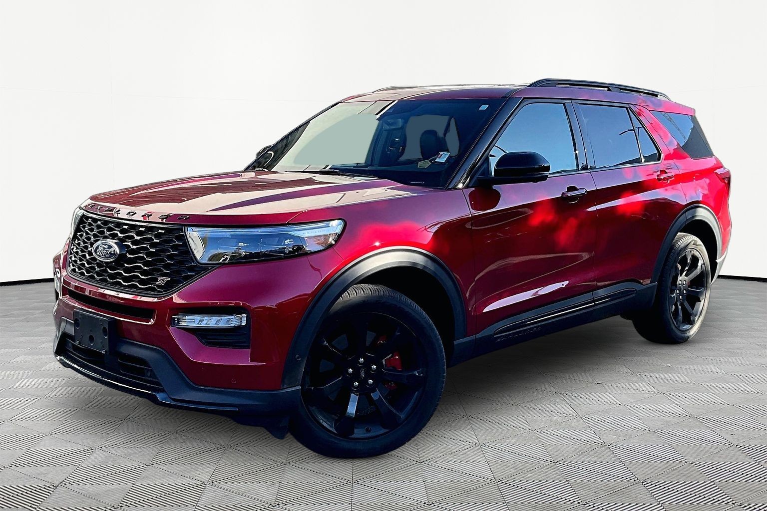 Rapid Red Tinted C.C. (MET) 2021 Ford Explorer SUV / Crossover All-Wheel Drive Automatic