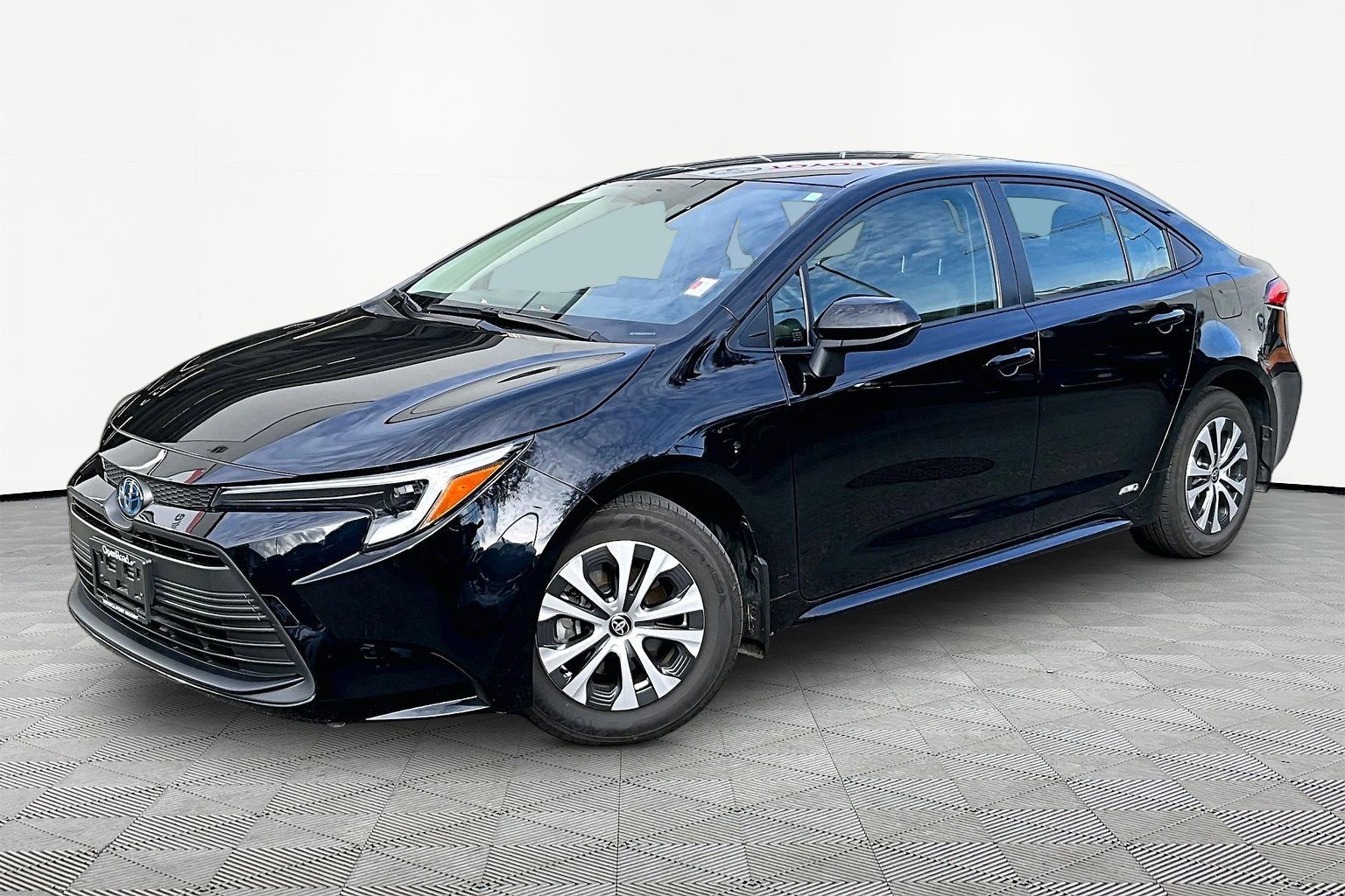 Midnight Black Met 2025 Toyota Corolla Hybrid Sedan All-Wheel Drive Automatic