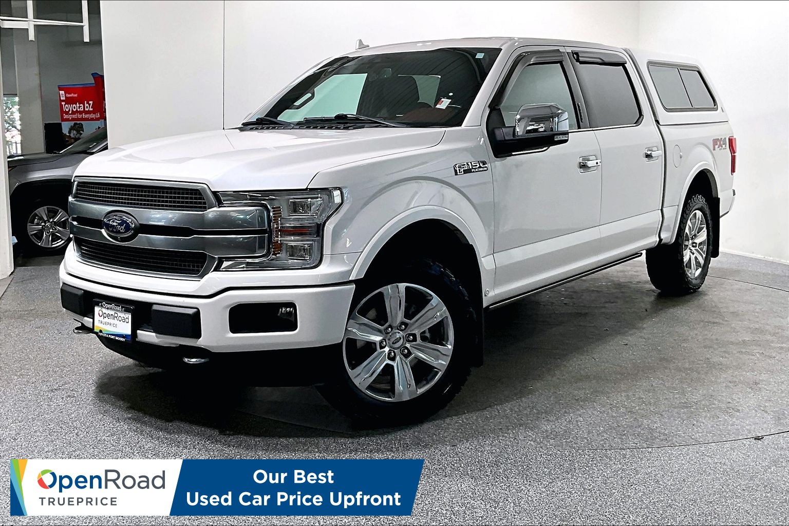 White Platinum Tri-Coat (MET) 2018 Ford F-150 Pickup Truck Four-Wheel Drive Automatic